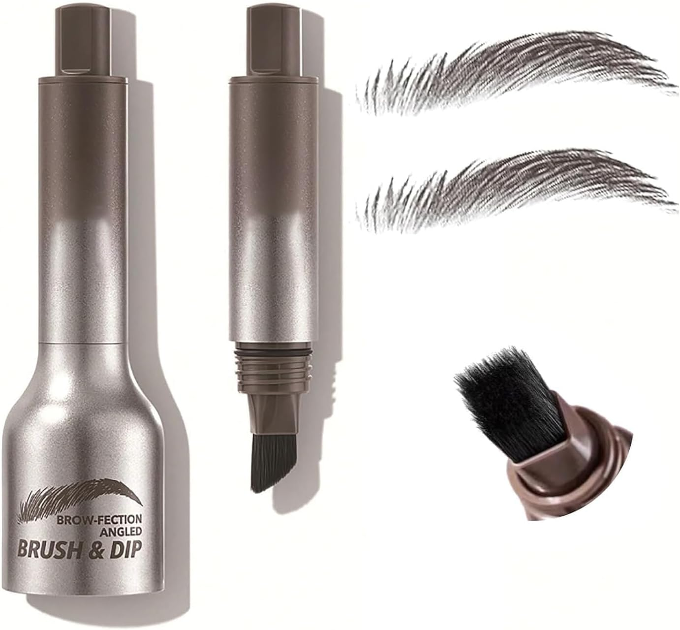 Wtpin Pack of 2 Brow Lifting Set, 3D Eyebrow Pencil, Quick Drying, Waterproof, Quick Created Brow Lift Eyebrow Lifting Effect, Natural and Long Lasting (Taupe) image number 5