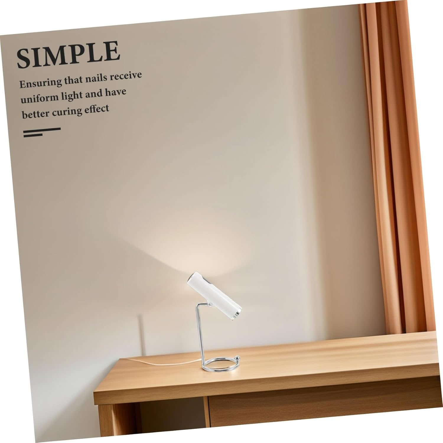 BIUDECO Rechargeable Mini Nail Lamp with Built Stand Handheld UV Light with LCD Display for Even Curing Fast Drying Nail Dryer for Home DIY and Professional Salon image number 1