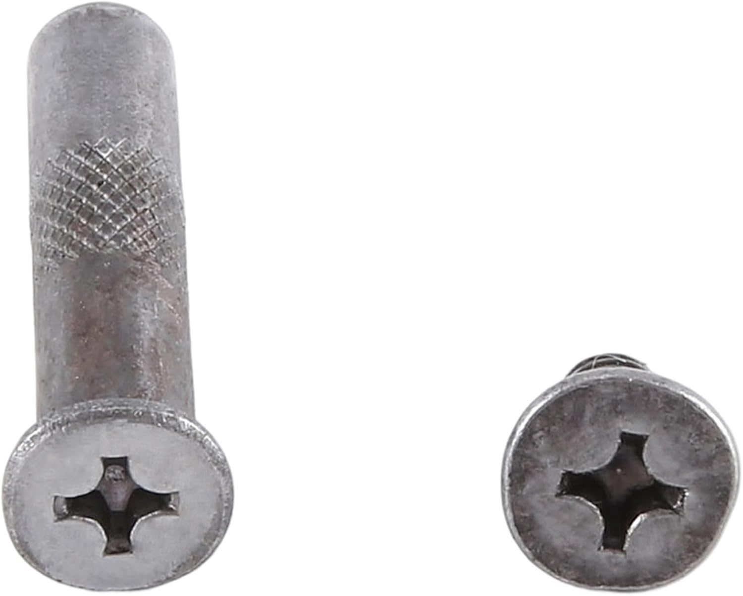 Tuperoymse Black & Silver Luggage Wheel Replacement Wear Resistant PU Caster Luggage Double Wheel 8Mm image number 2