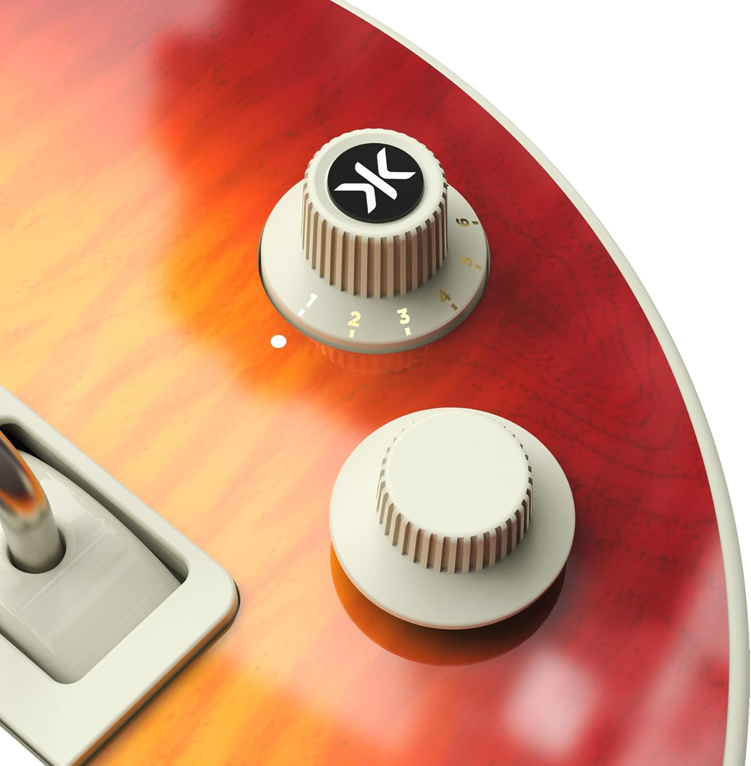 CRKD Gibson Les Paul Cherry Sunburst Pro Edition Guitar Controller Collectors Bundle (Multi-Platform) image number 3