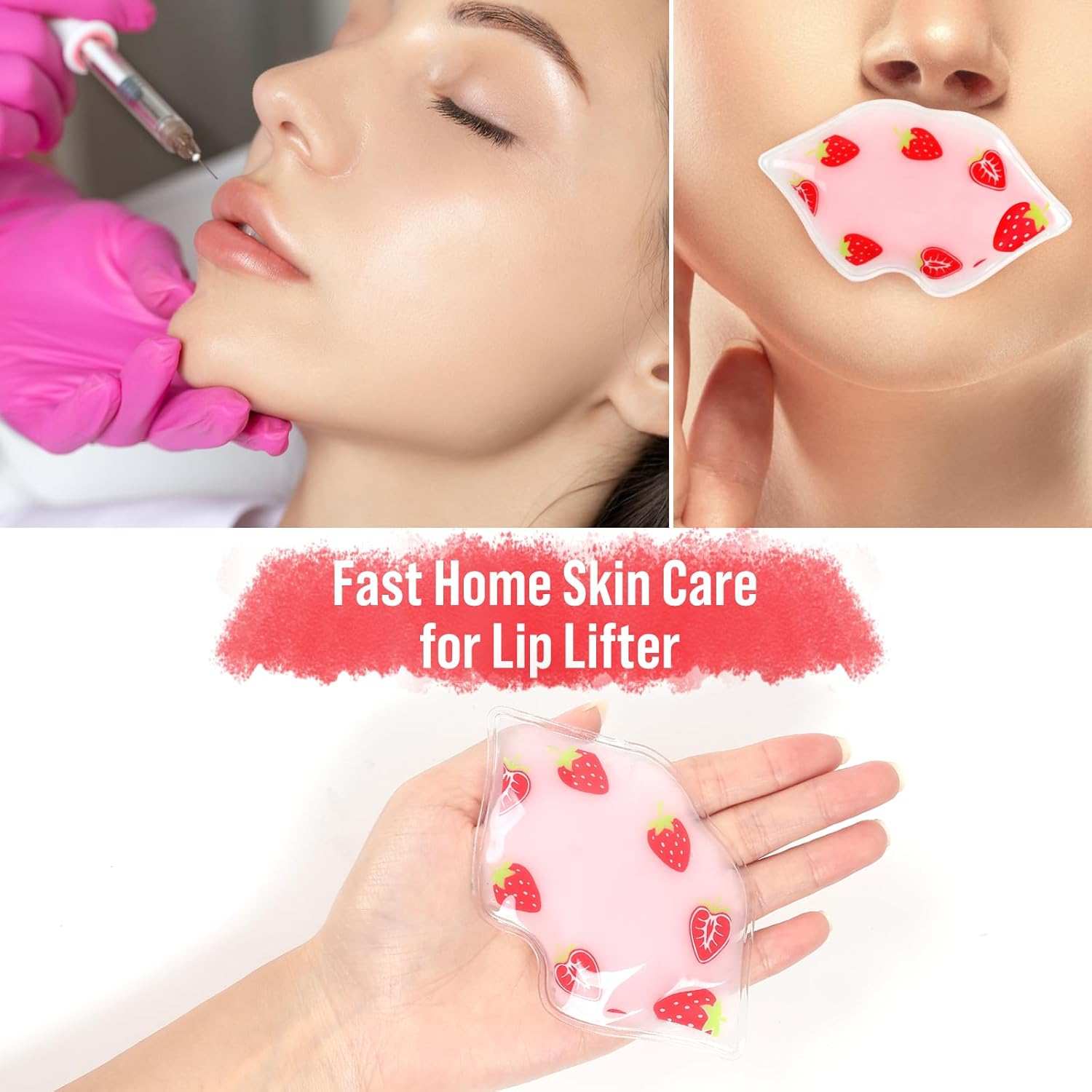 Beevines Small Gel Eye Ice Pack, 5 Pcs Cooling Ice Packs Reusable for Puffy Eyes, Warm & Cold Kids Pack for Boo Boos, Small Gel Patch for Puffiness, Allergies, Sinuses & Migraines image number 2