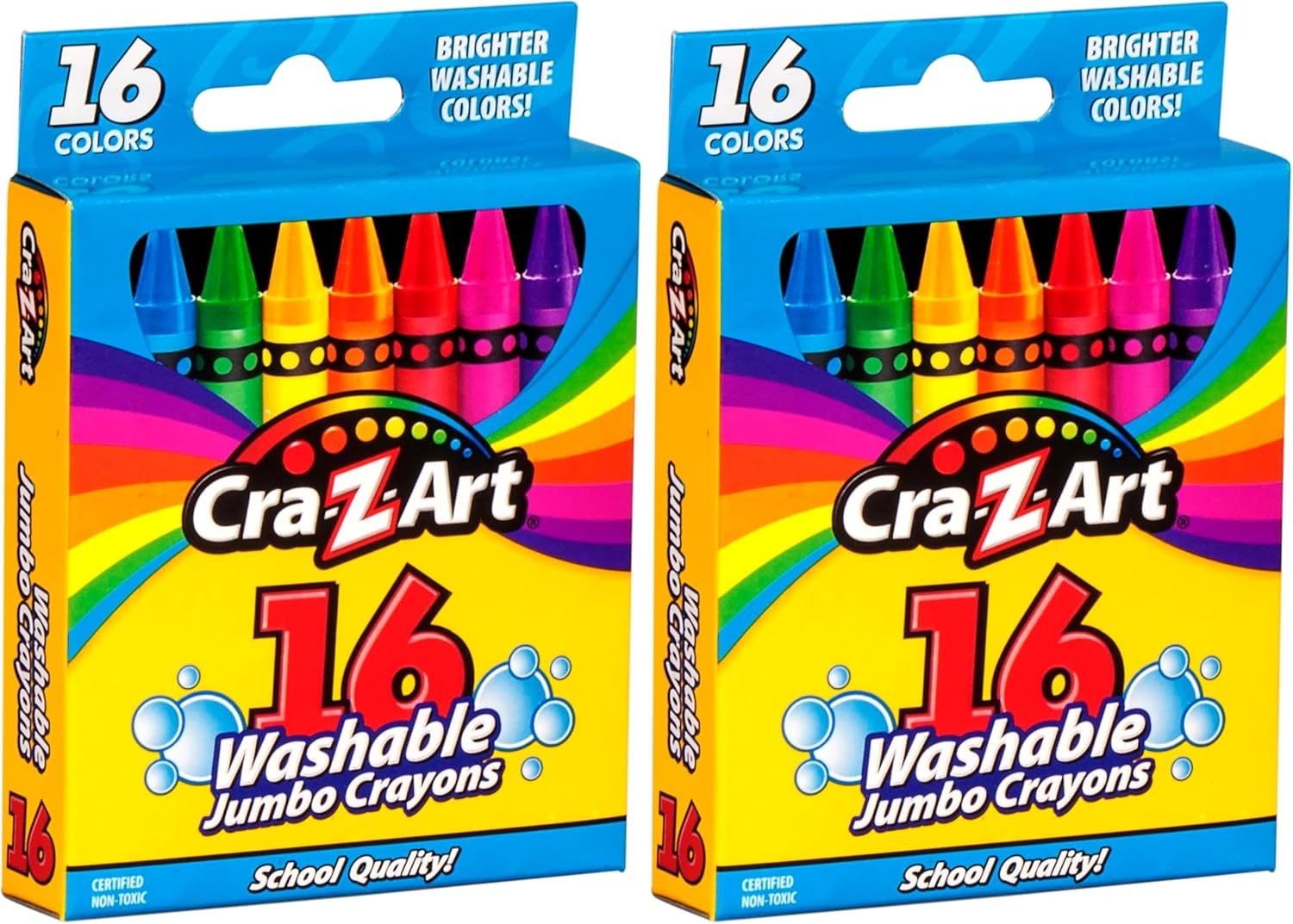 Cra-Z-Art Jumbo Washable Crayons (16 Piece Set) image number 1