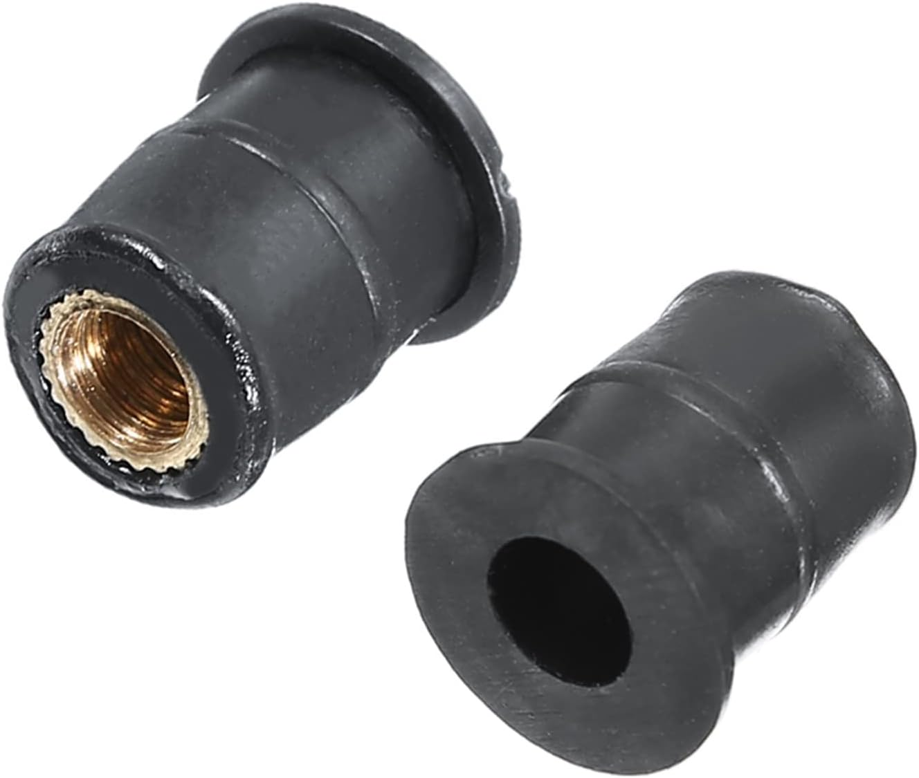 TURRA 50Pcs/Set Motorcycle Scooter M5 Metric Rubber Well Nuts Windscreen Windshield Fairing Cowl Accessories image number 5