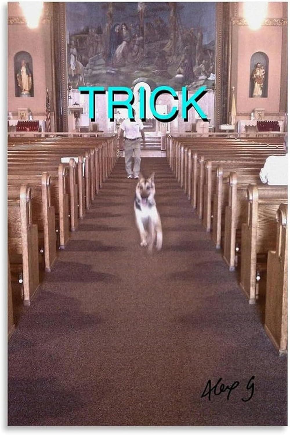 Trick Music. Poster Canvas Painting Wall Art Picture Home Decor Print for Bedroom Living Room Dorm Study Bar Office 16X24Inch(40X60Cm) Unframe-Style