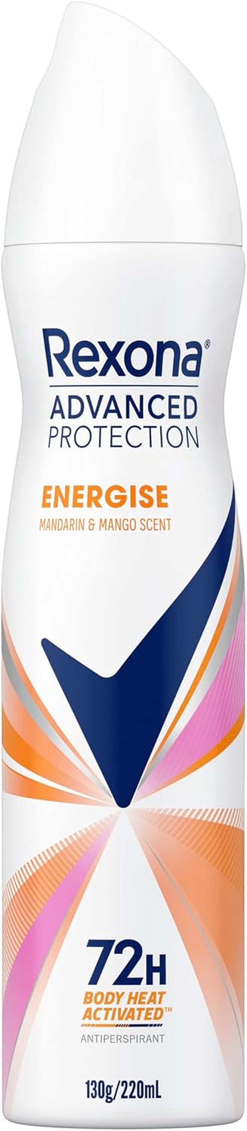 Rexona Women'S Advanced Protection Energise Antiperspirant 220 Ml image number 2