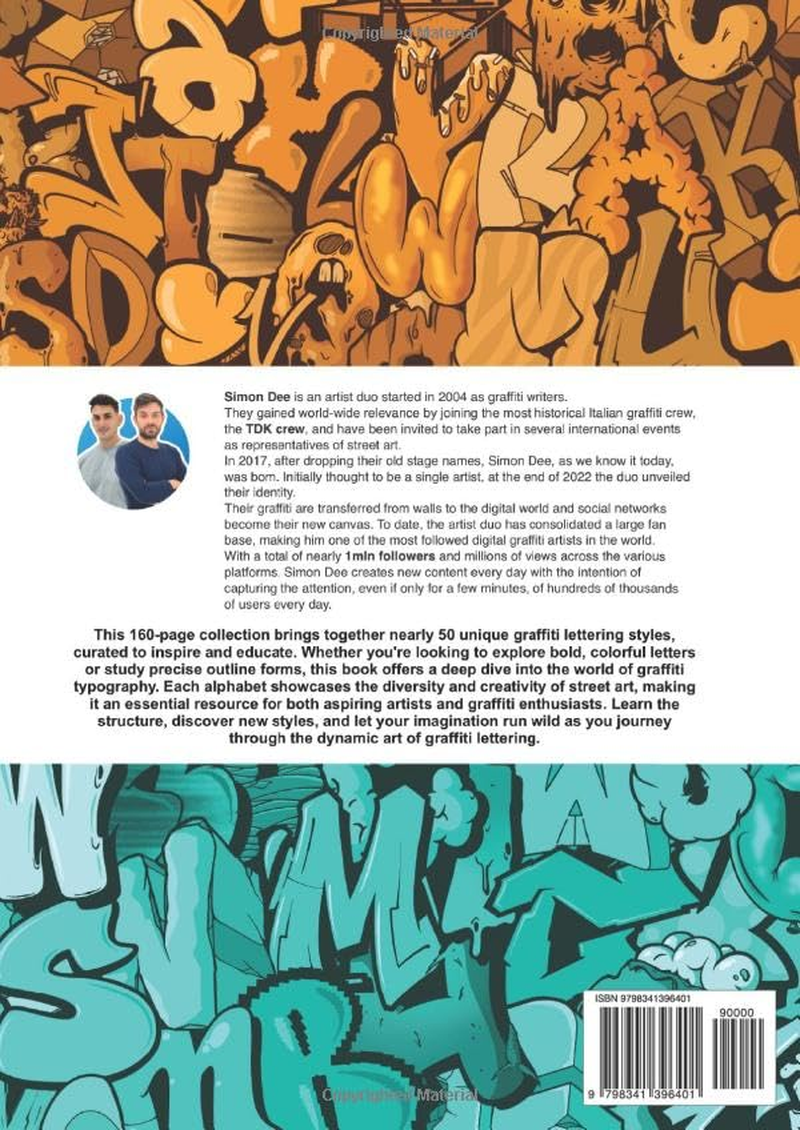 Graffiti Alphabets by Simon Dee: a Collection of the Best Graffiti-Style Letters image number 1