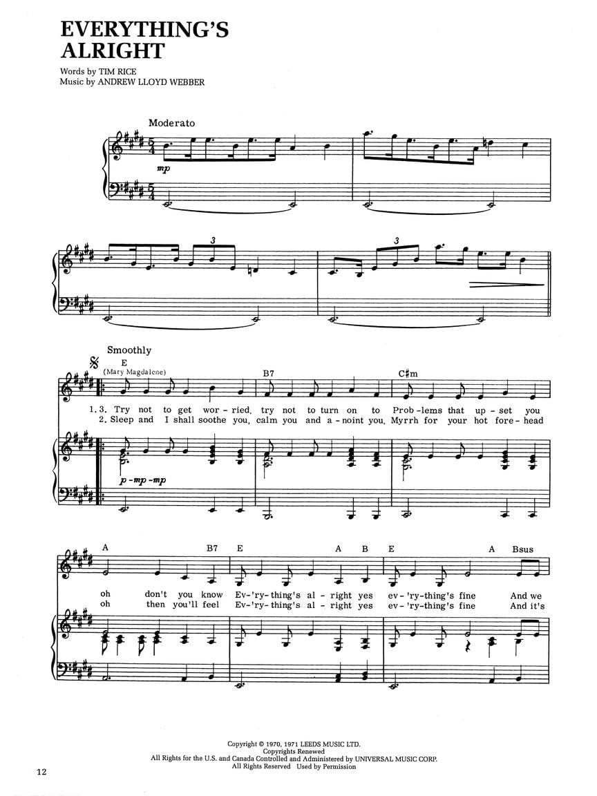 Jesus Christ Superstar -- a Rock Opera: Piano/Vocal image number 2