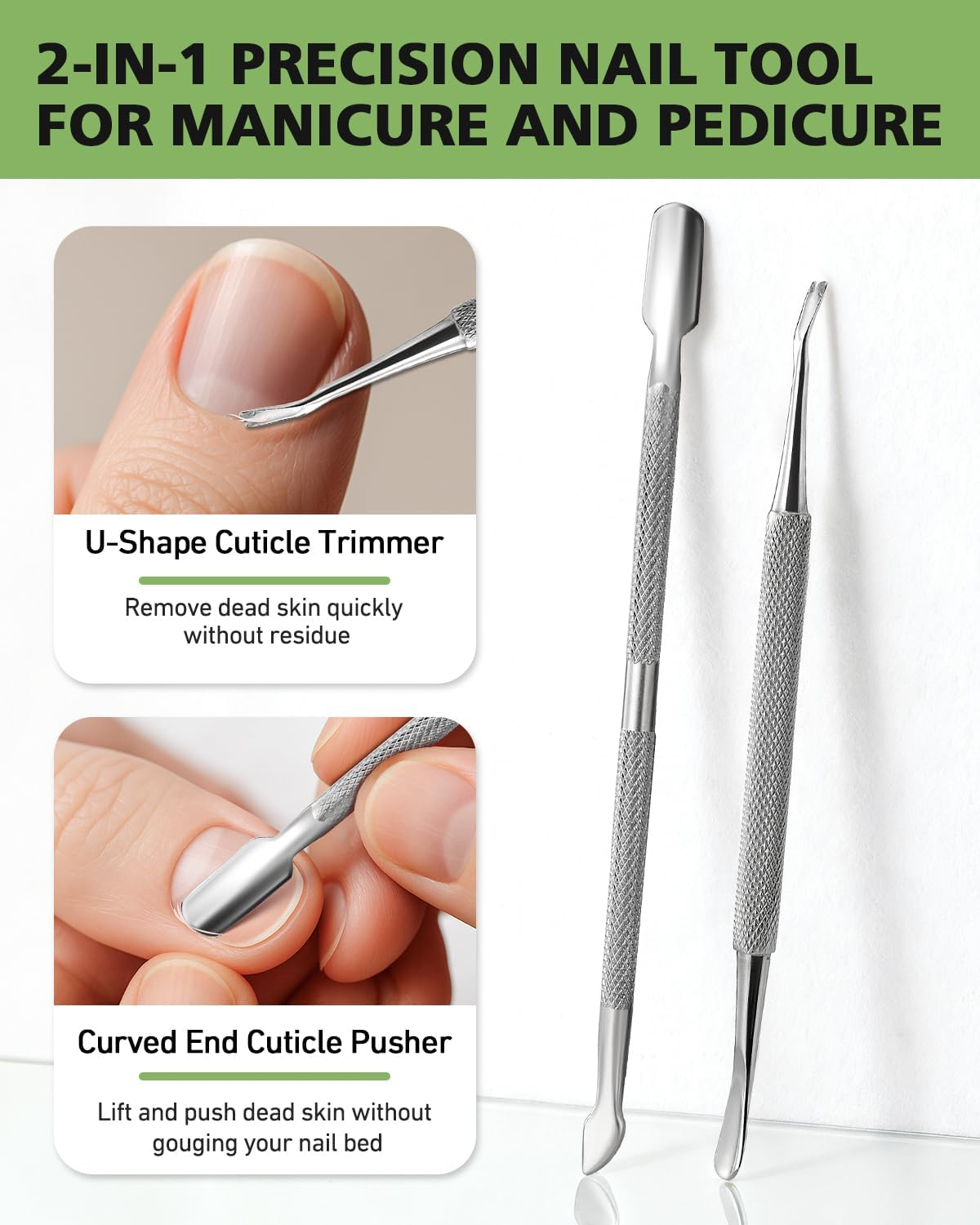 BALUCA 7-Piece Ingrown Toenail Removal Kit &ndash; Professional Stainless Steel Toenail Cleaner Tool & Ingrown Toenail File for Pain-Free At-Home Pedicure & Nail Correction image number 5