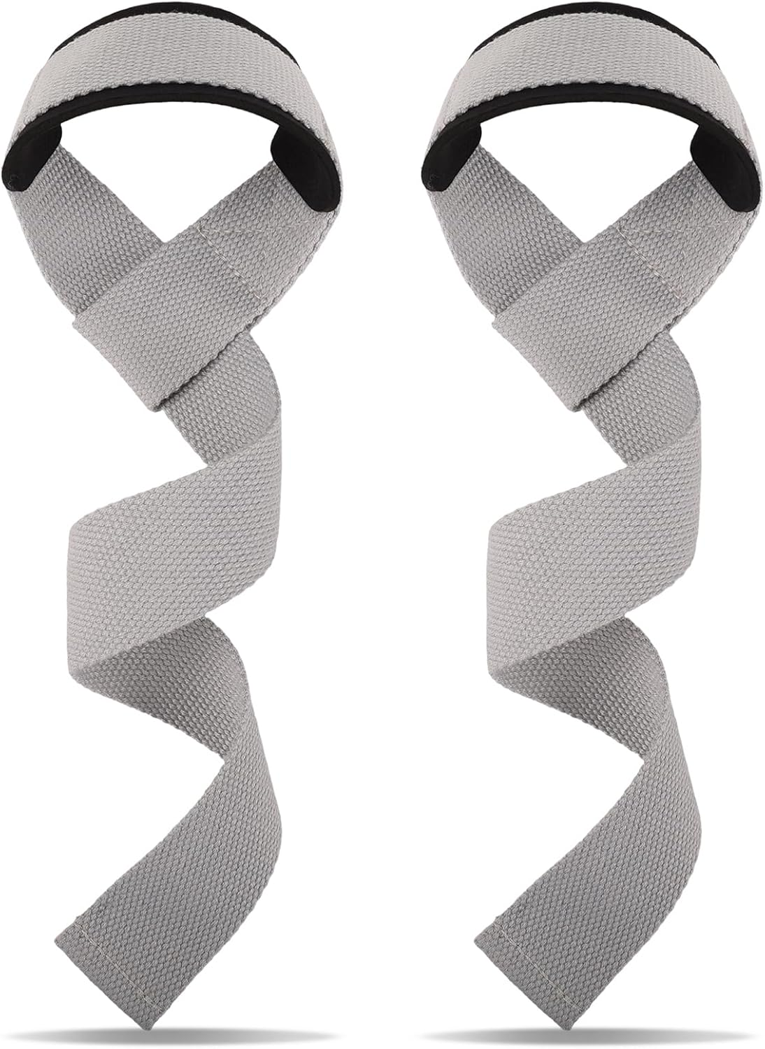 Viiotu Lifting Straps, Gym Straps with Neoprene Cushioned Wrist Pads, Weight Lifting Straps for Men & Women, Deadlift Wrist Straps for Powerlifting, Strength Training