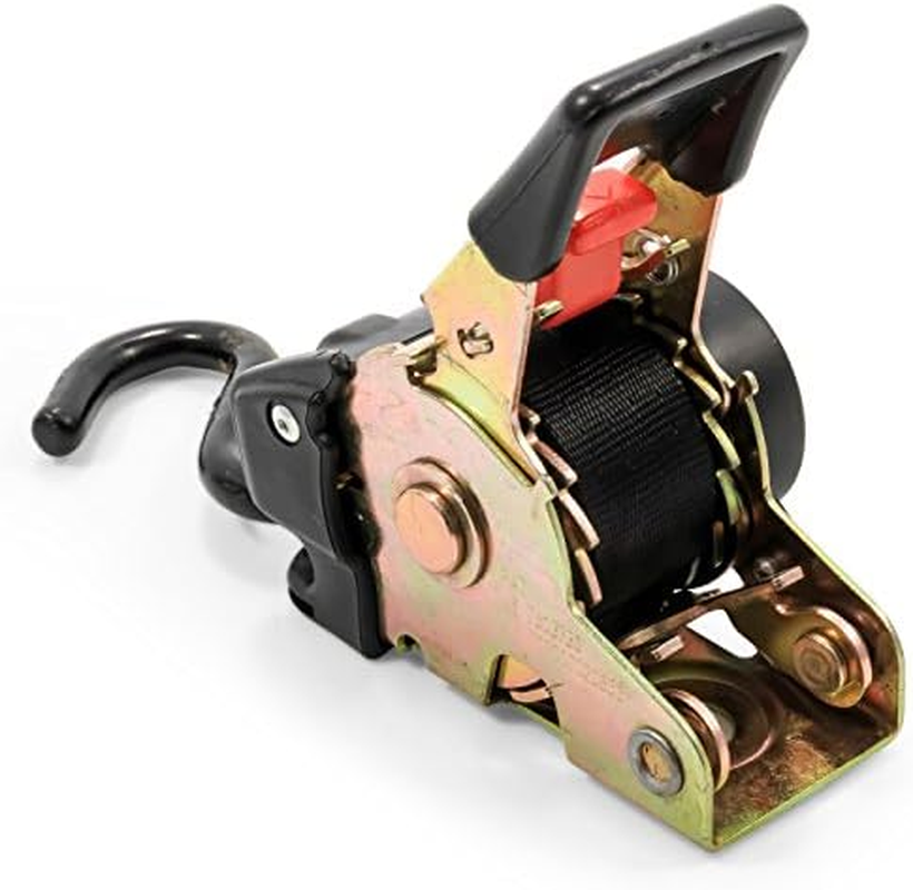 Camco Retractable Transom Tie down Strap - Secures Your Boat While Traveling |Bolt-On Design |1,500 Lb. Break Strength | Measures 1&rdquo; W , 5 &frac12; &rsquo; L |Durable & Corrosion Resistant Design - (50032) image number 3