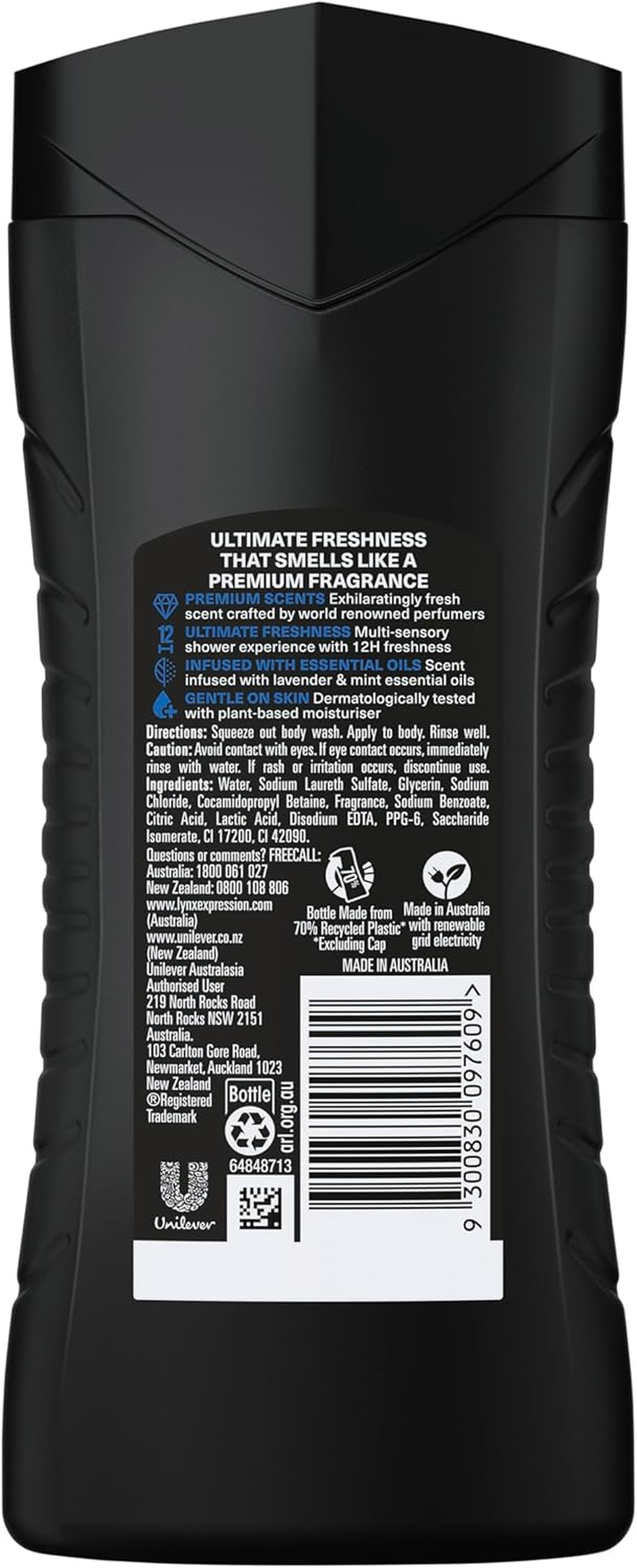 Lynx Blue Lavender Body Wash 360 Ml image number 2