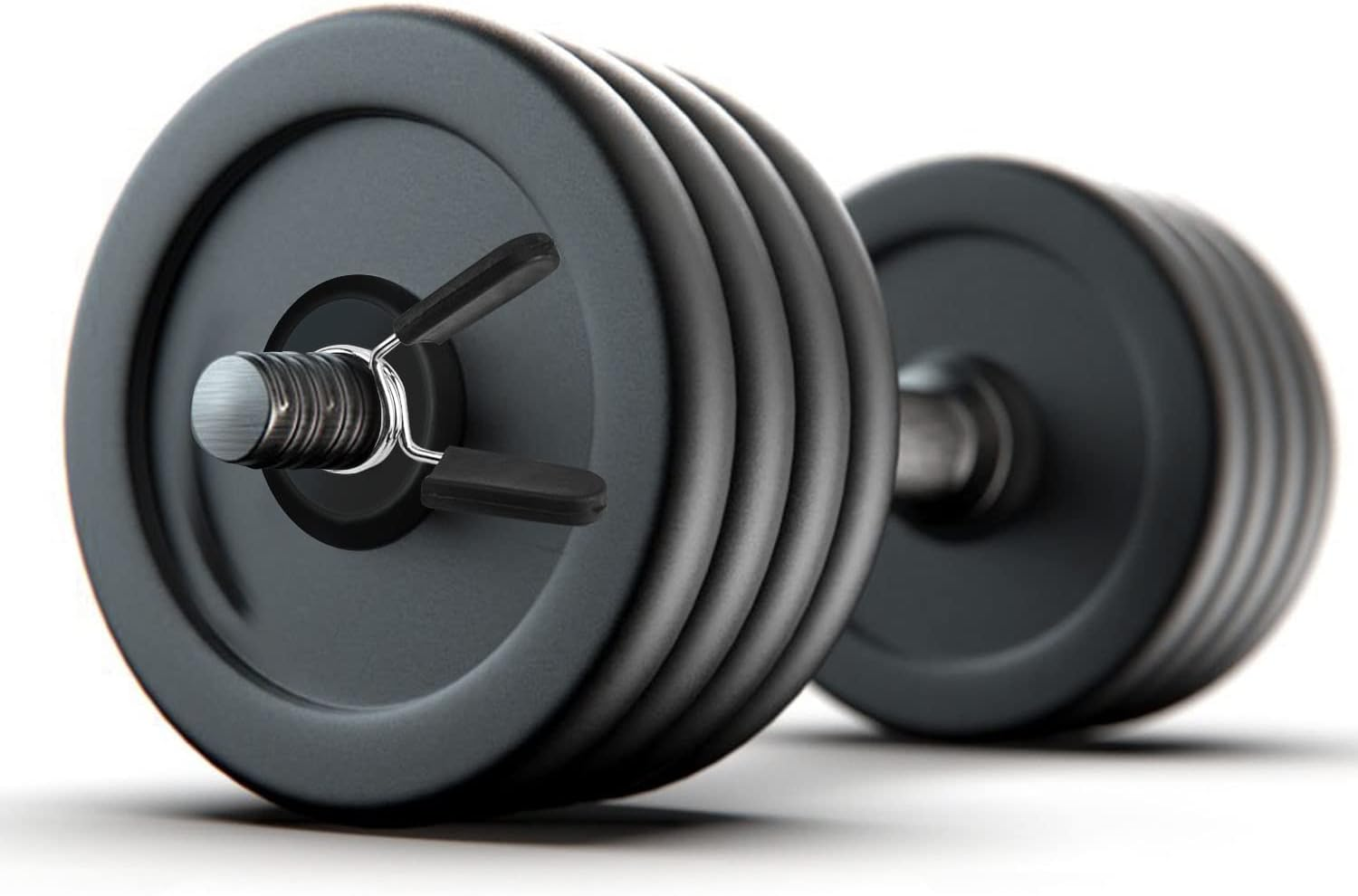 Eastygold Barbell Clips Olympic Barbell Clamps Collars 2 Inches Weight Bars Lock Dumbbell Spring Clips Circlip Fitness Weightlifting Buckle for Strength Training Gym Accessory image number 4