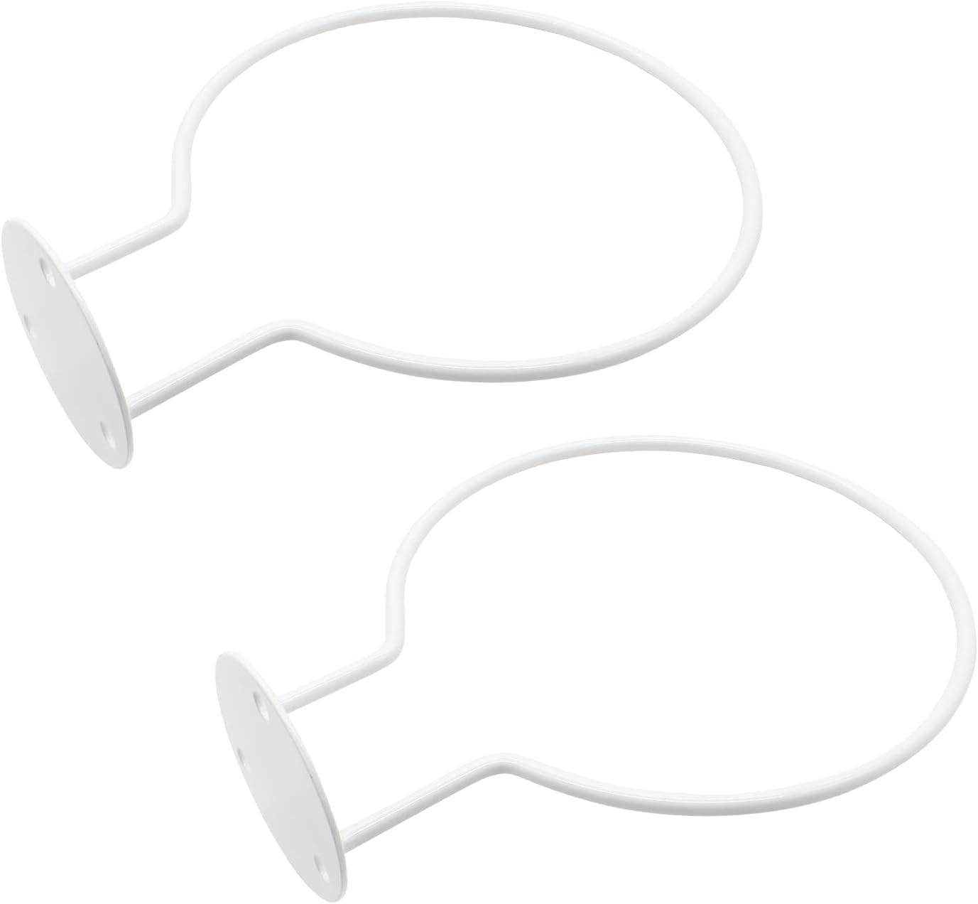 Wall Mounted Sports Ball Holder - White image number 3