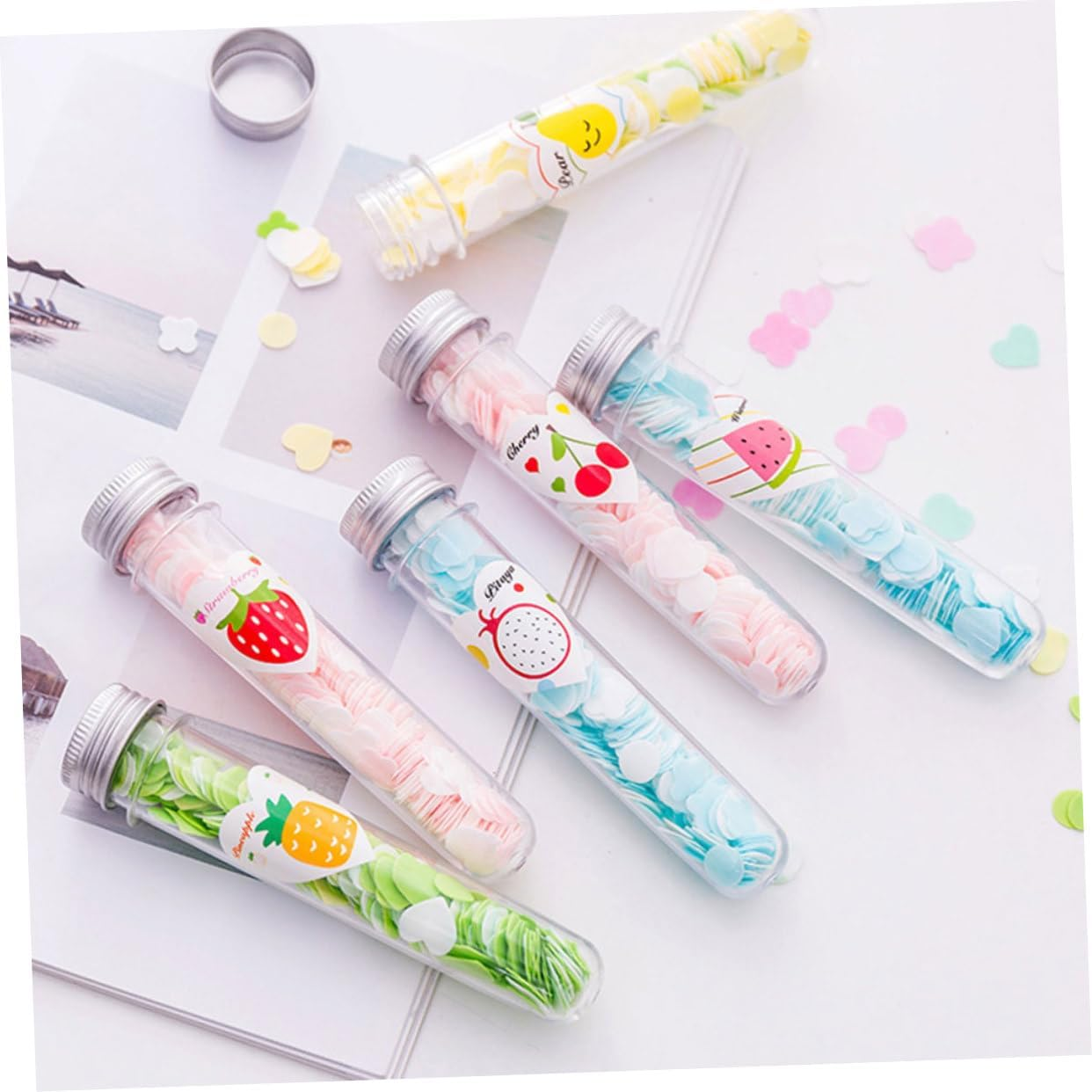 BRIGHTFUFU 4Pcs Disposable Soap Body Bath Soap Strips Travel Wash Paper Flakes Portable Hand Washing Plant Extract Foil Packaging image number 6