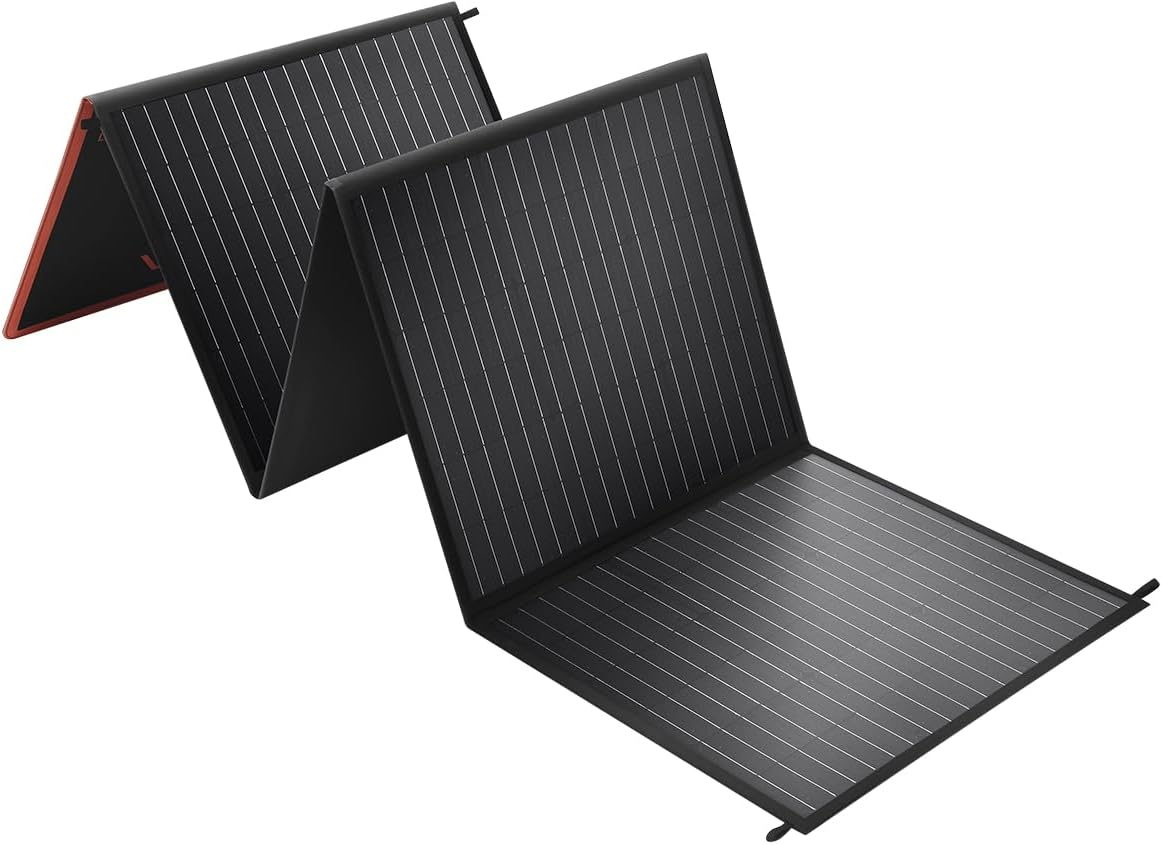 Voltx 12V 160W Portable Foldable Solar Panel + MPPT Solar Regulator High-Efficiency Monocrystalline PV Module Power Charger image number 1