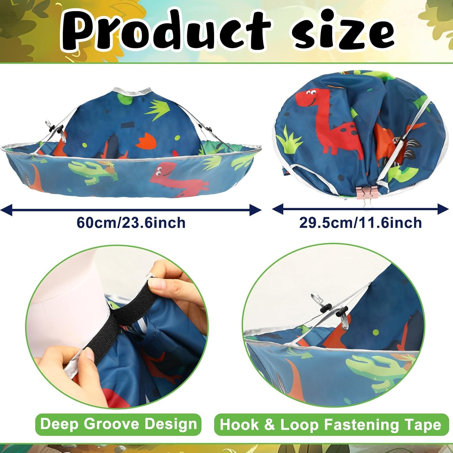 JANYUN Friseurumhang Erwachsene, Haarschneideumhang Verstellbarer Friseur Umhang Barber Cape image number 1