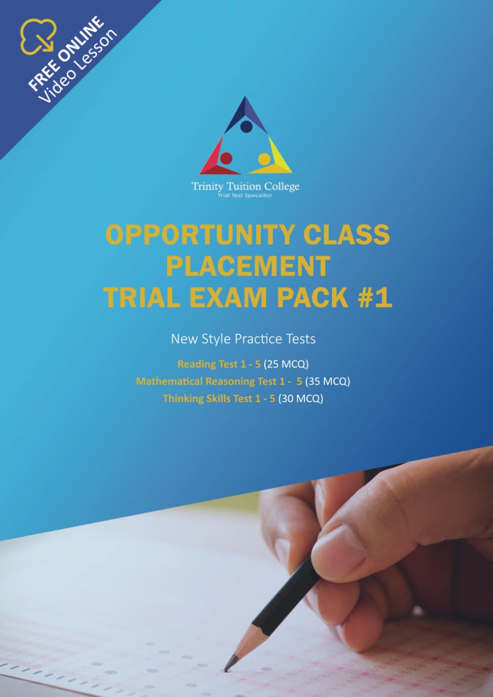 OC TRIAL TEST EXAM PACK 1 (15 Tests) + Online Video Lessons