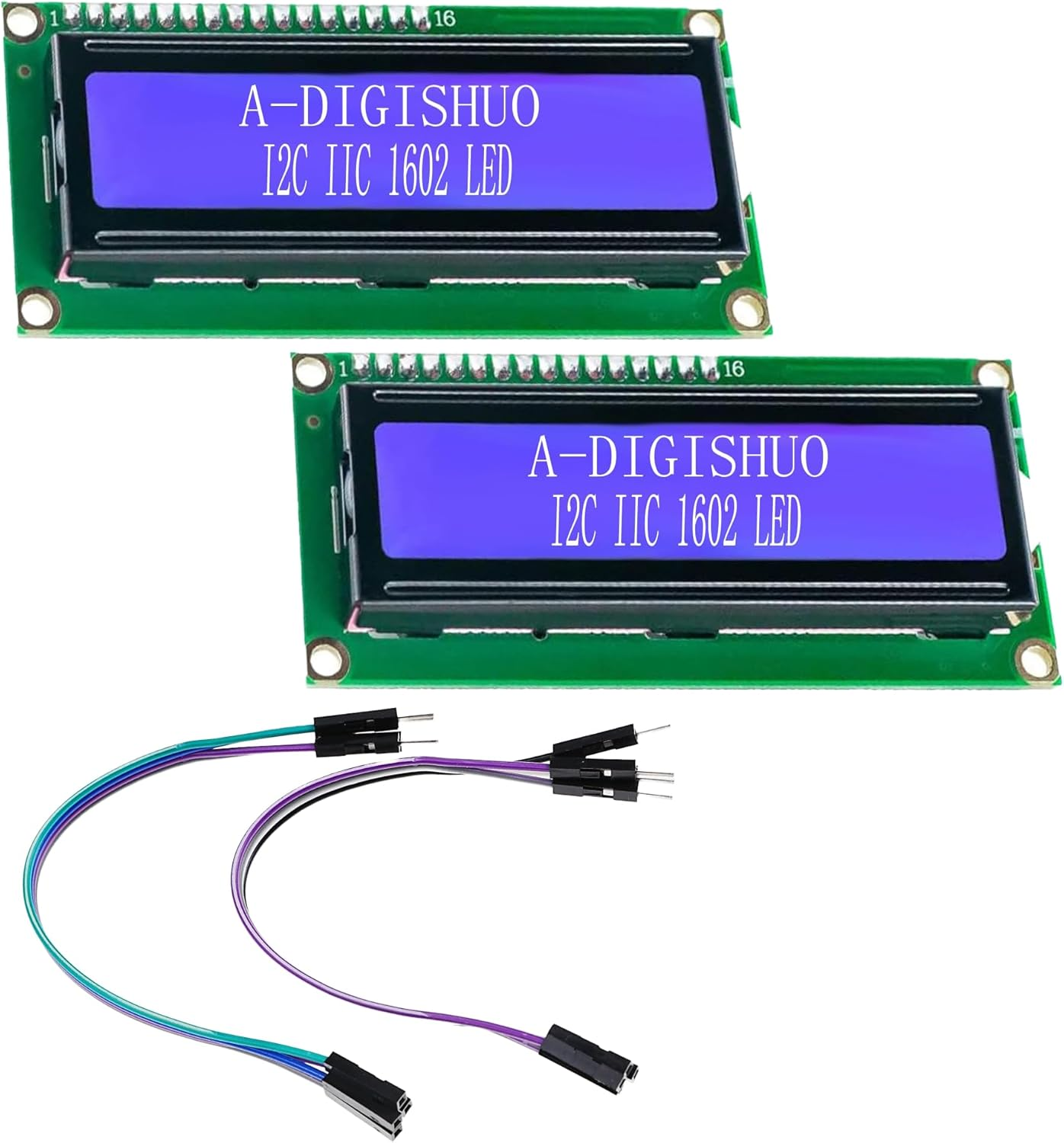 A-DIGISHUO 2Pcs IIC I2C 2004 LCD Module 20X04 LCD Screen Module Display for Arduino Raspberry Pi (2Pcs 2004 LCD)