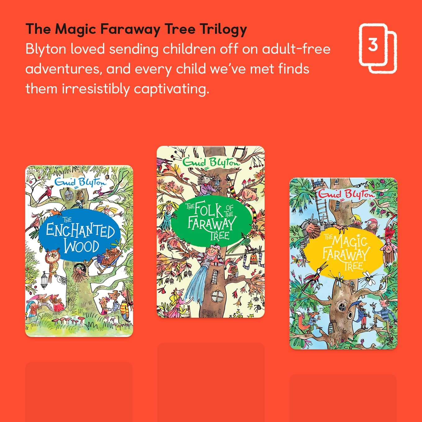 Yoto the Magic Faraway Tree Trilogy by Enid Blyton &ndash; 3 Kids Audio Cards for Use with Yoto Player & Mini All-In-1 Audio Player, Screen-Free Listening with Fun Playtime, Bedtime, Travel Stories, Ages 5+ image number 3