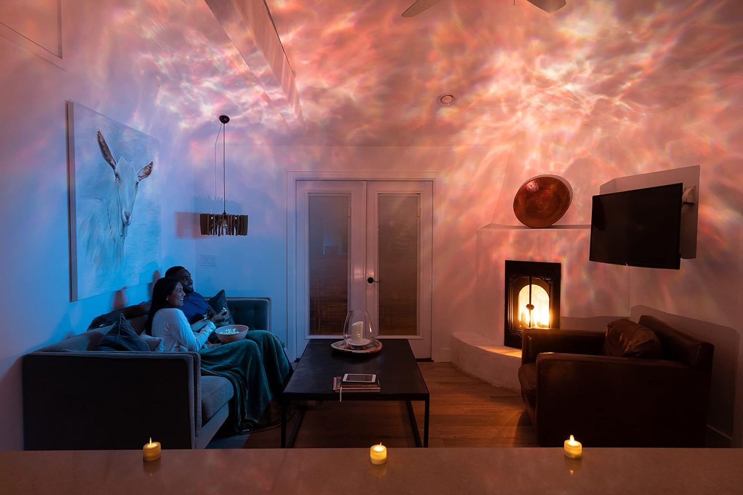 Blisslights Sky Lite Evolve - Galaxy Projector, LED Nebula Lighting, Wifi App, for Meditation, Relaxation, Gaming Room, Home Theater, and Bedroom Night Light Gift (Nebula Cloud Only) image number 1