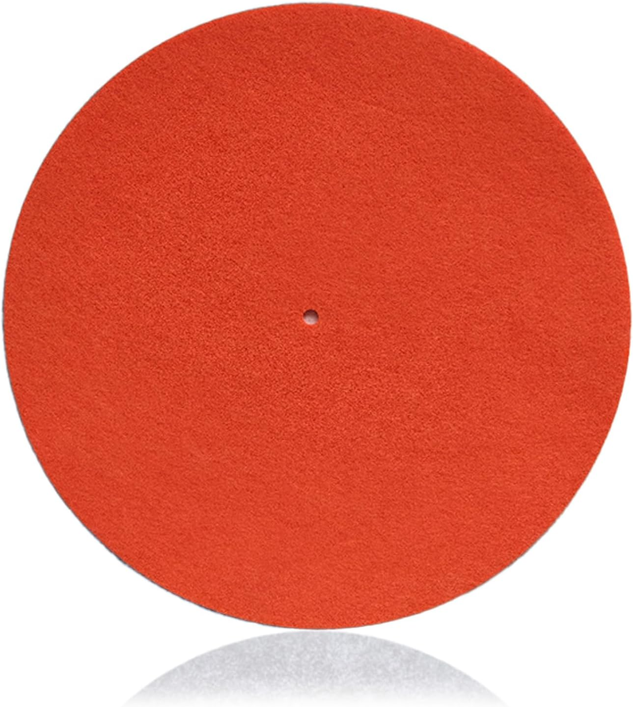 Vinyls Orange Felt Turntable Slipmat Dj Slipmats Cork Slipmats Dj Vinyl Turntable Record Player Platter Felt Pad Sofa Cushion Pad Wool Mat Anti-Static Record Players Mat Orange Set image number 1