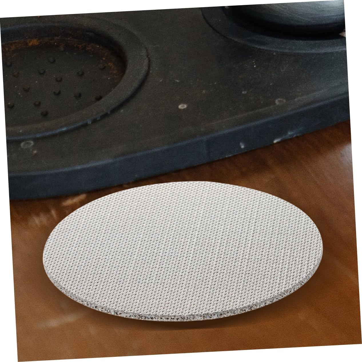 Homoyoyo Reusable Stainless Steel Screen for Espresso Machines Filter Mesh Easy to Clean and Install for Mellow and Tea Brewing image number 1