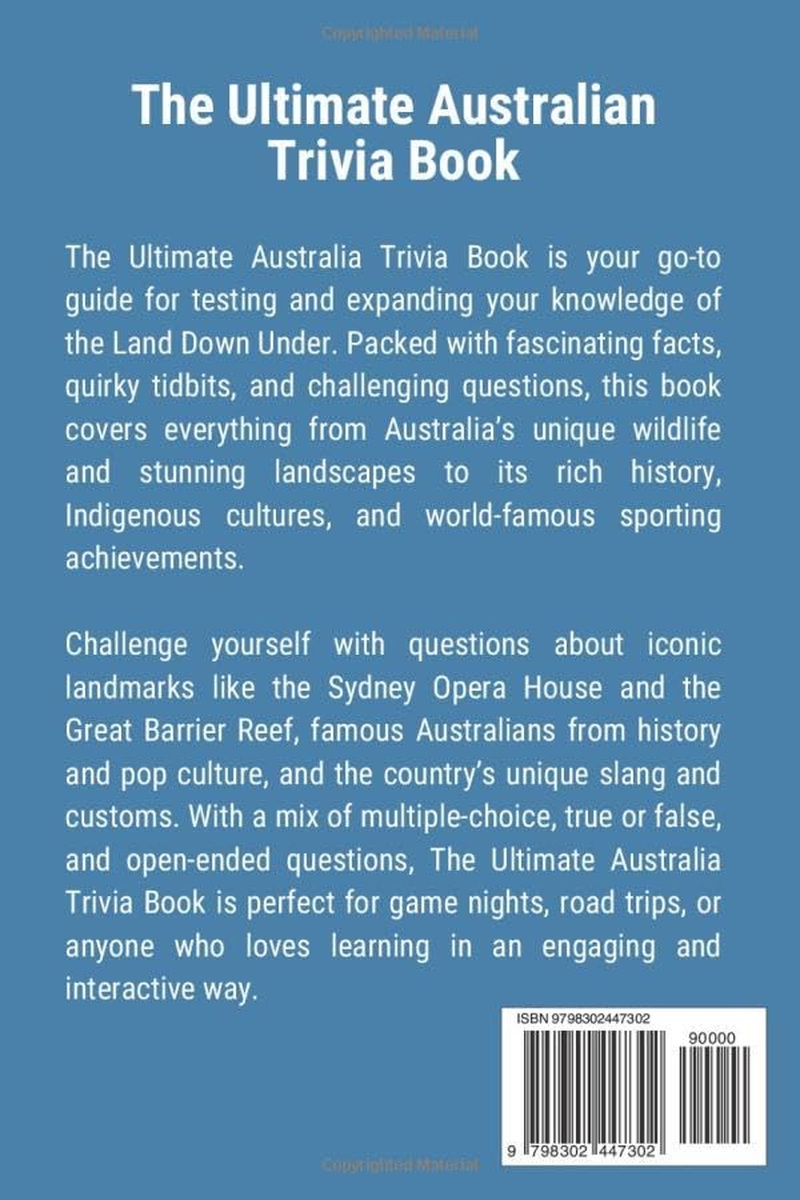 The Ultimate Australian Trivia Book