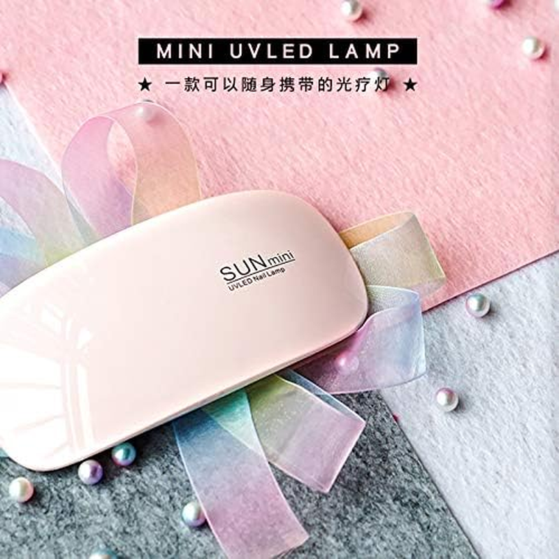 SUN BEAUTY GLOBAL Nail Dryer Mini, 6W LED UV Portable Nail Dryer Curing Lamp Light for Gel Based Polish USB Power with 45S/60S Timer Setting image number 4