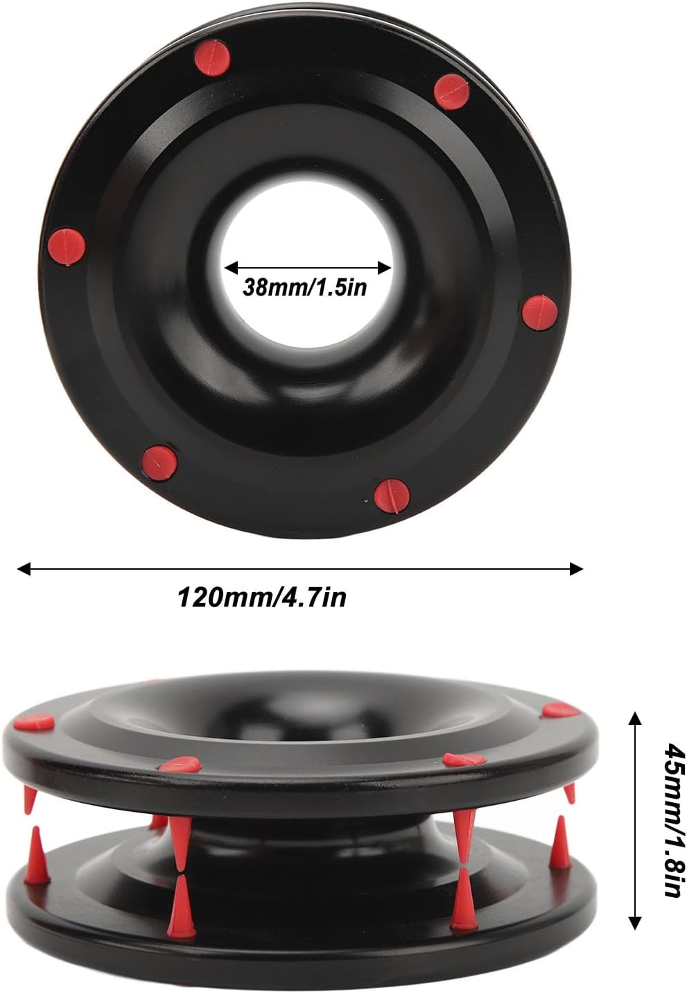 Soft Shackle Recovery Ring Kit - 22000Lbs Winch Rope and Snatch Ring, Rope Retention Pulley Combo for off Road ATV UTV Truck