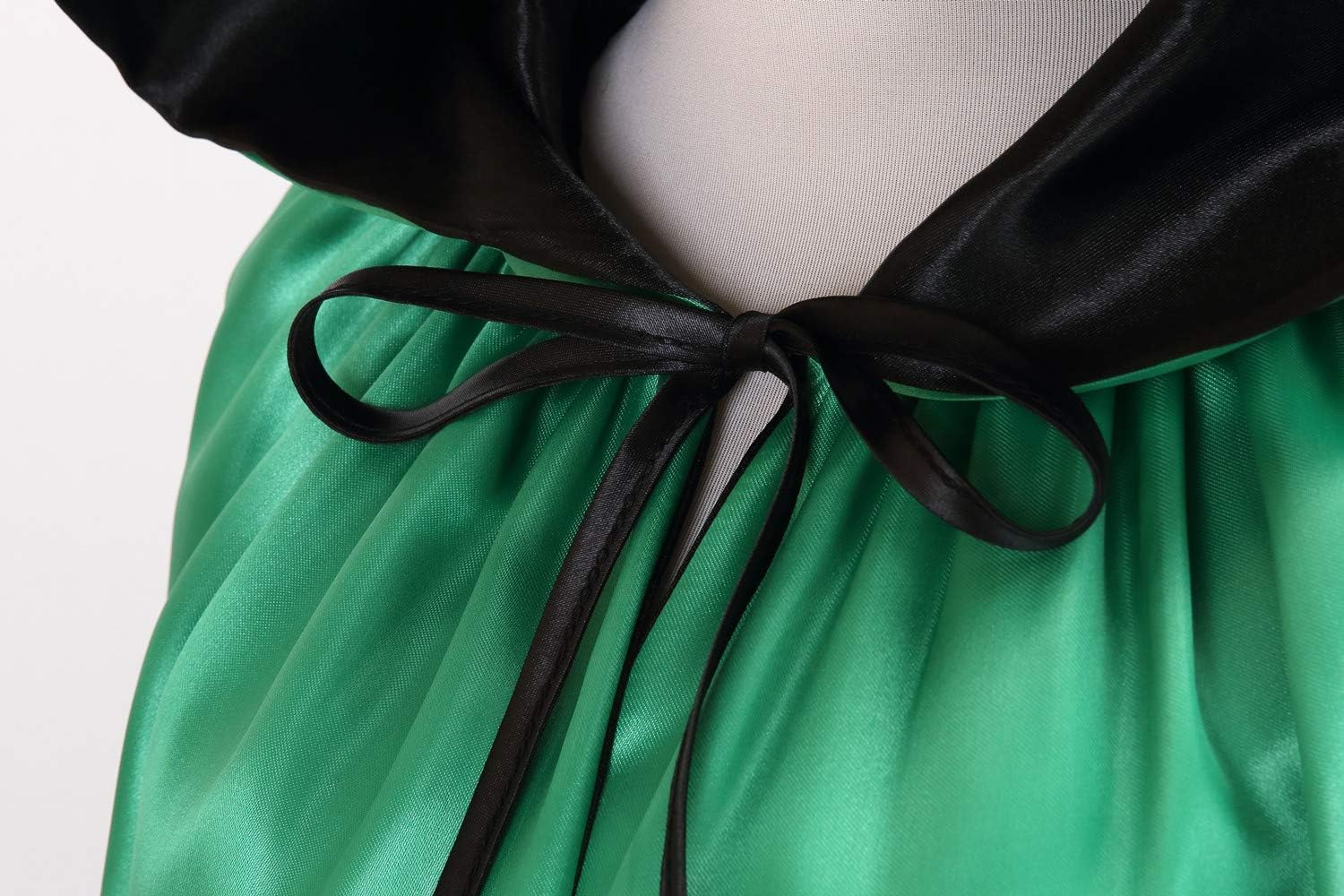 Unisex Reversible Hooded Cloak Cape for Christmas Halloween Party Vampires Cosplay Costumes image number 2