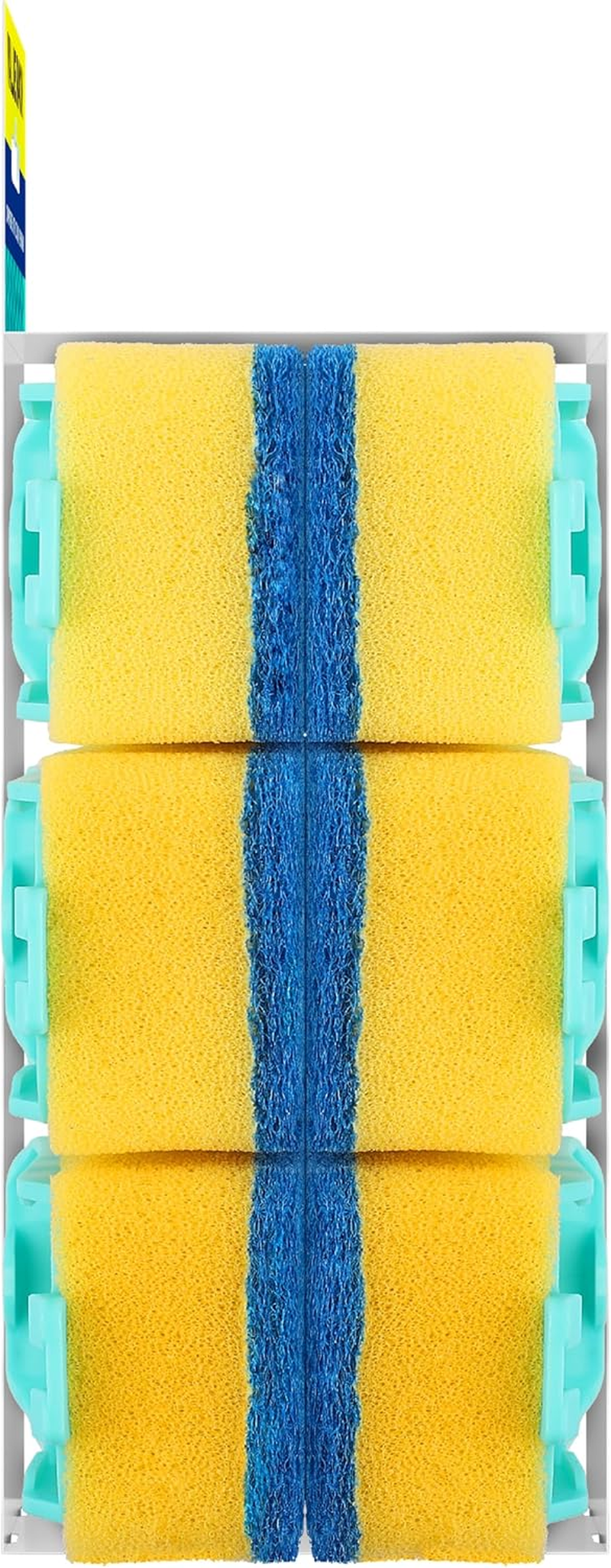Chux Dishwand Sponge Scourer Refills, Non-Scratch and Angled, 6 Count image number 3