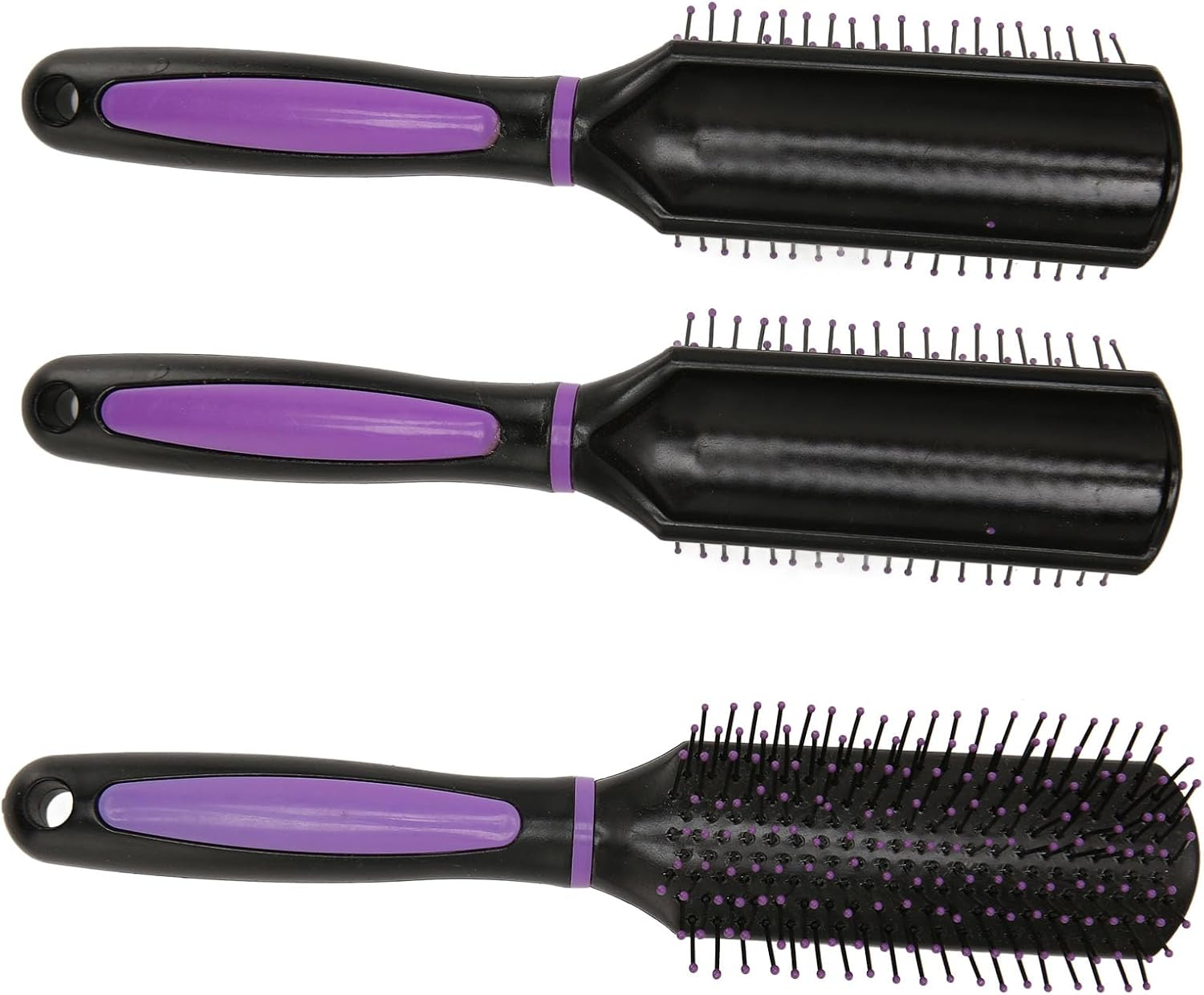 SYMY 3PCS 9 Row Styling Brush Scalp Massage Vent Hair Brush for Detangling Shaping and Defining Curls Suitable for All Hairstyles image number 3