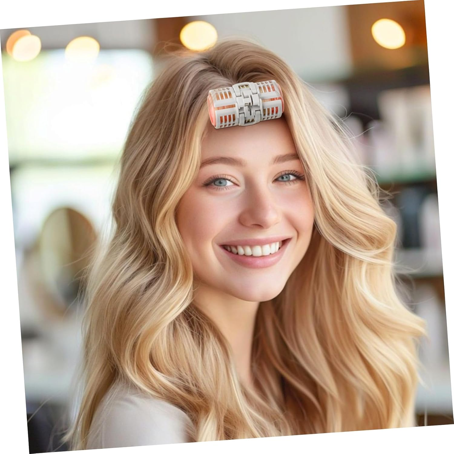 ARTSEWPLY 6Pcs Hair Curler Spring Rollers for Bangs Diy Hairstyle Tool Non-Heat Curling Suitable for Hair Types Easy to Use at Home