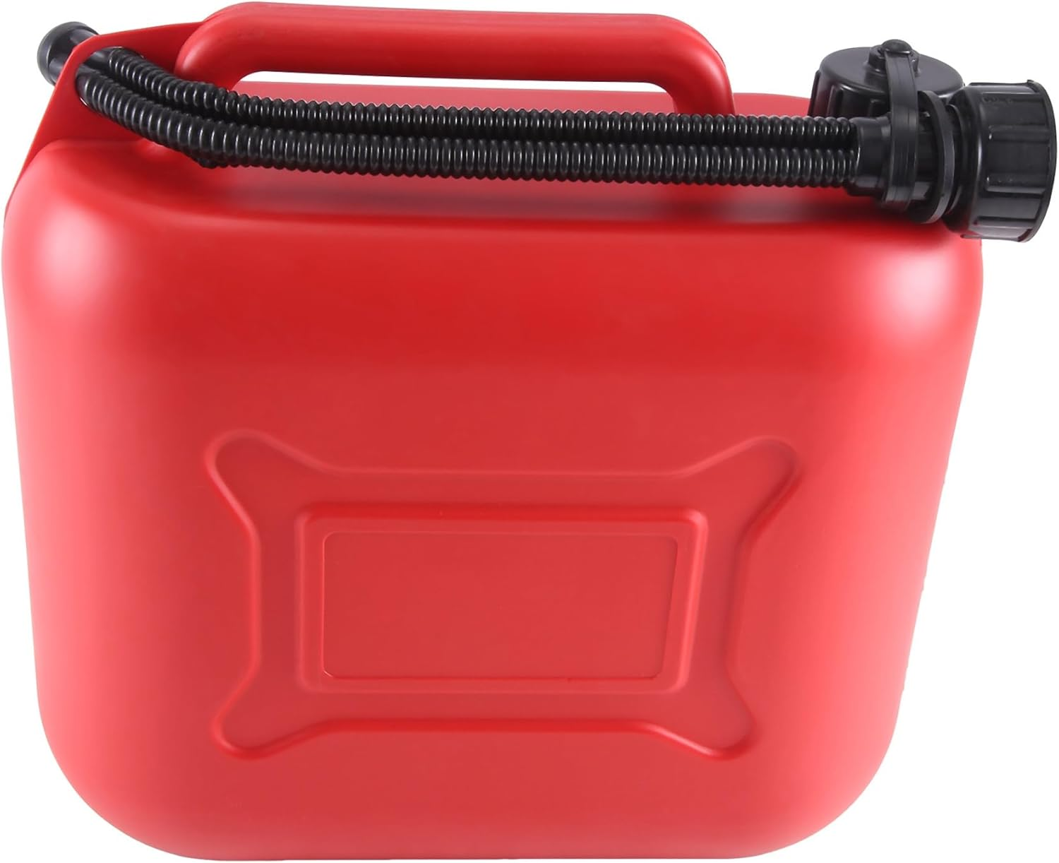 10L 2.64Gal Car Tank Can Spare Plastic Petrol Gas Container Anti-Static Carrier with Pipe for Car Travel Easy to Use image number 5