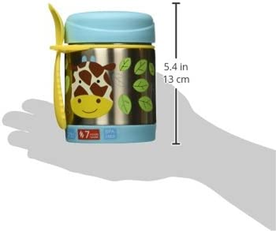 Skip Hop Baby Zoo Insulated Food Jar and Spork Set, Jules Giraffe image number 2