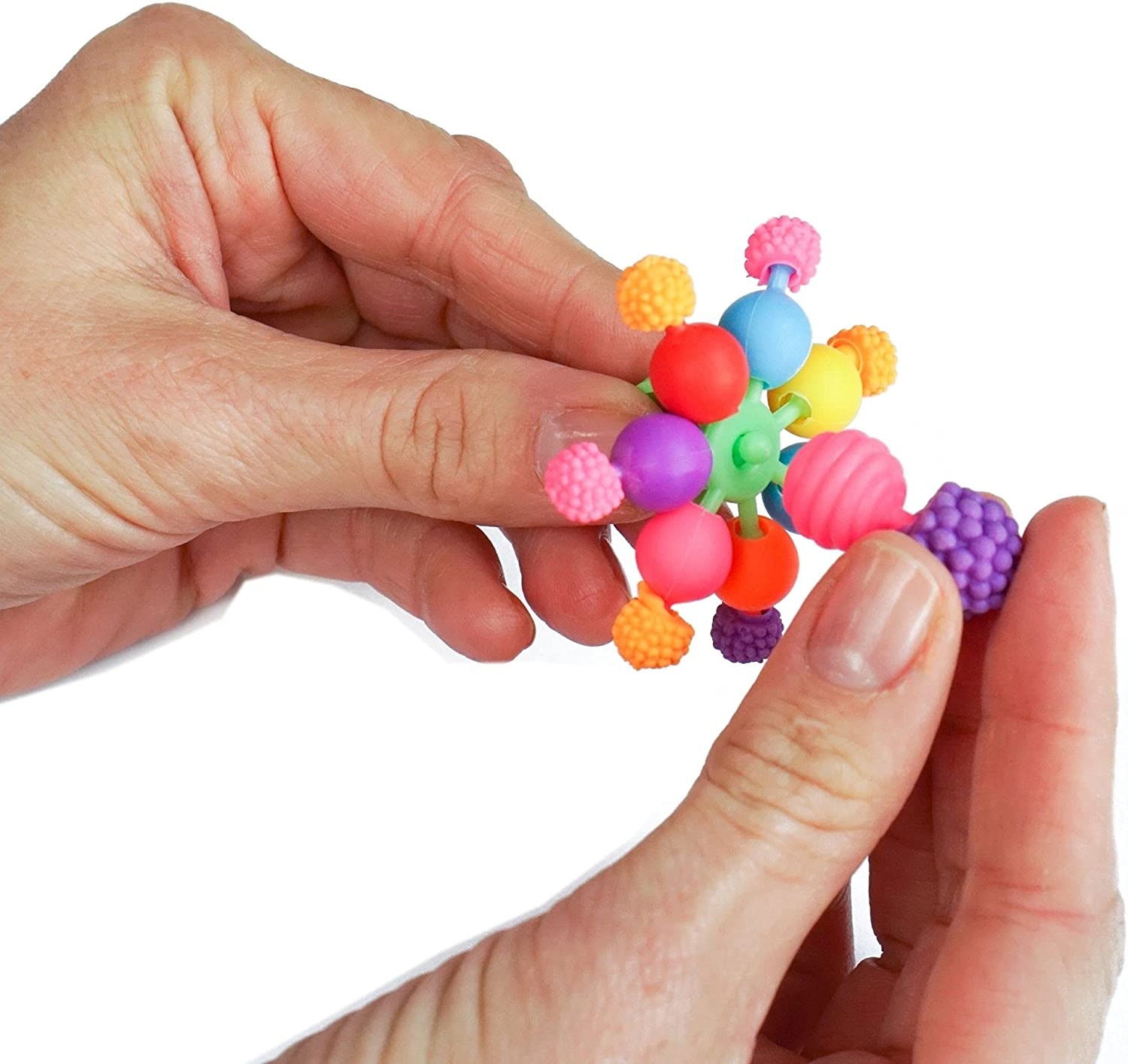 Pop Beads Jewellery Kits for Girls, Colourful Toy Jewellery Making, Arts & Crafts for Kids, Age 4-8, Necklace, Ring, Bracelet Making Kit, Little Girl Beads, Girls Gift 5, 6, 7, 8, 9 Years Old. Educational Toy, Christmas, Birthday Present for Girls