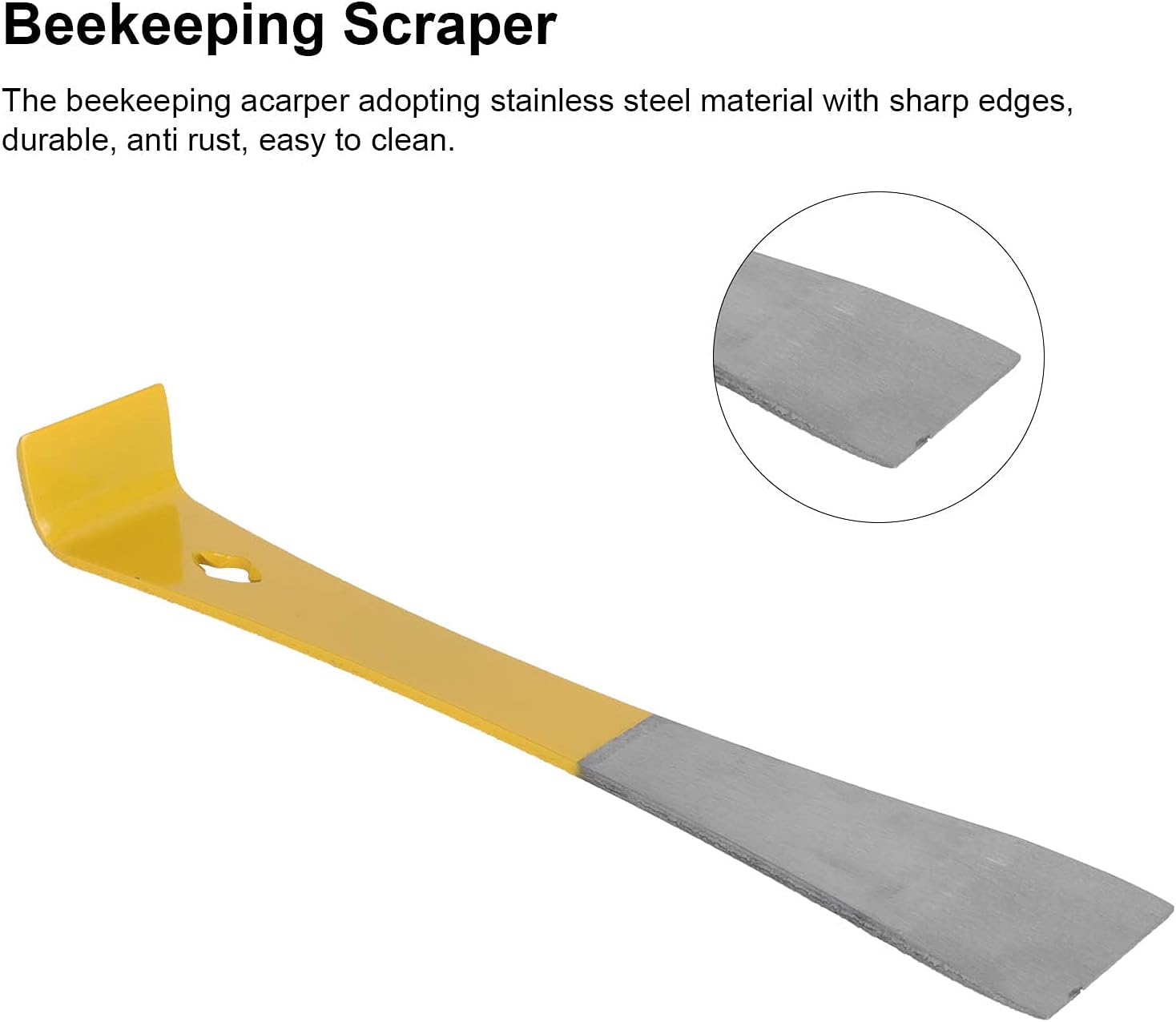 Beekeeping Scraper, anti Rust Portable Honey Cutter Beekeeper Scraper for Beekeepers for Bee Frame