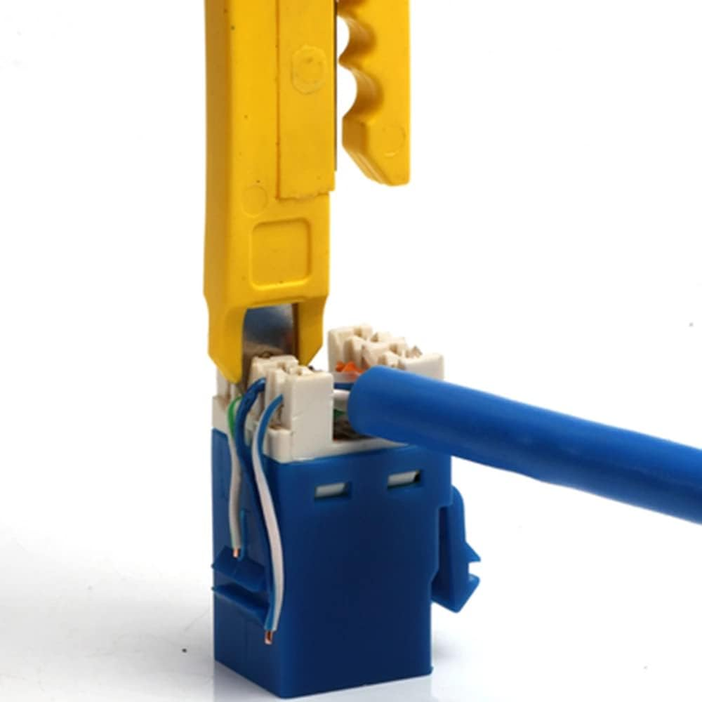 10X Plastic Strip Data Cable Wire Punch down Cutter Stripper Manual Pliers Tool image number 6