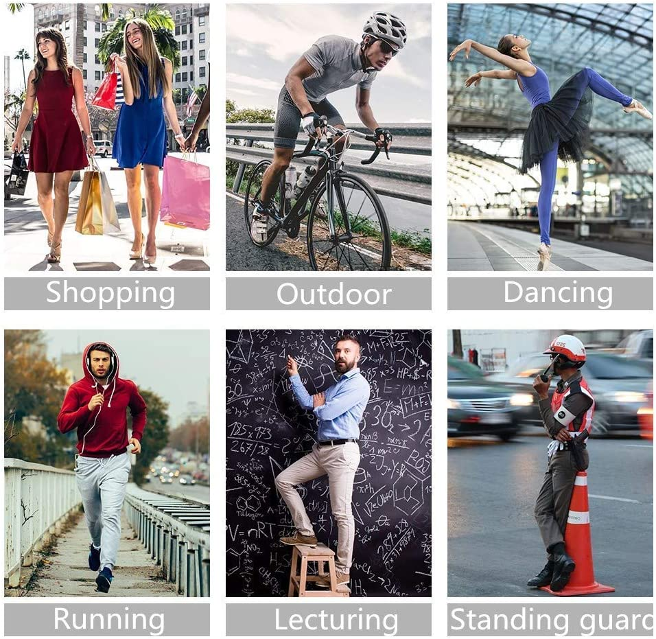 Silicone Gel Heel Cups, Medical Grade Shoe Inserts,Silica Orthotic Gel Pads Cushions Insole for Plantar Fasciitis,Bone Spurs Pain Relief, Sore Heel Pain, Achilles Pain and Foot Care (L) image number 4