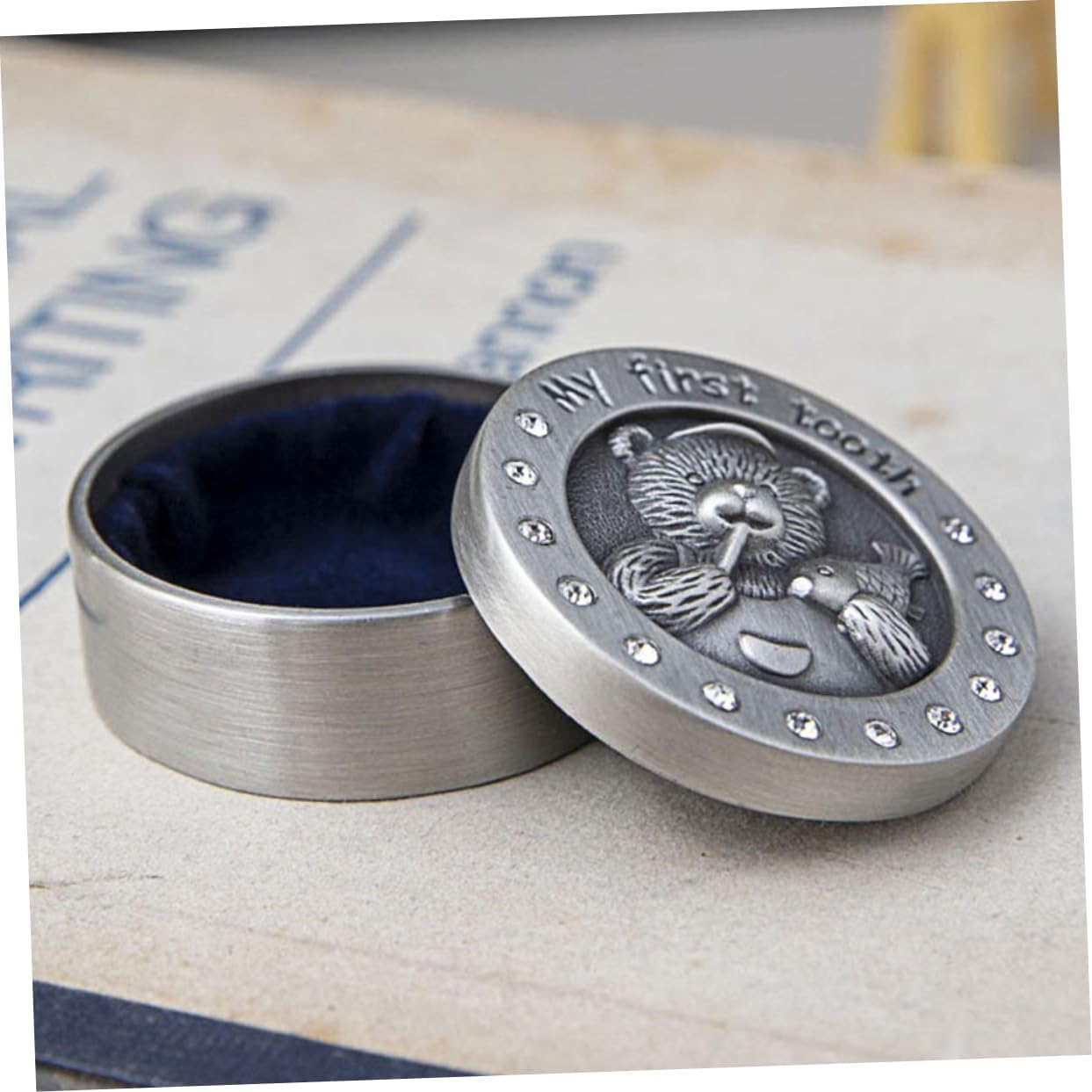 Tooth Box for Milk Teeth Keepsake Box Boys and Girls for for Year Old Boy'S image number 4