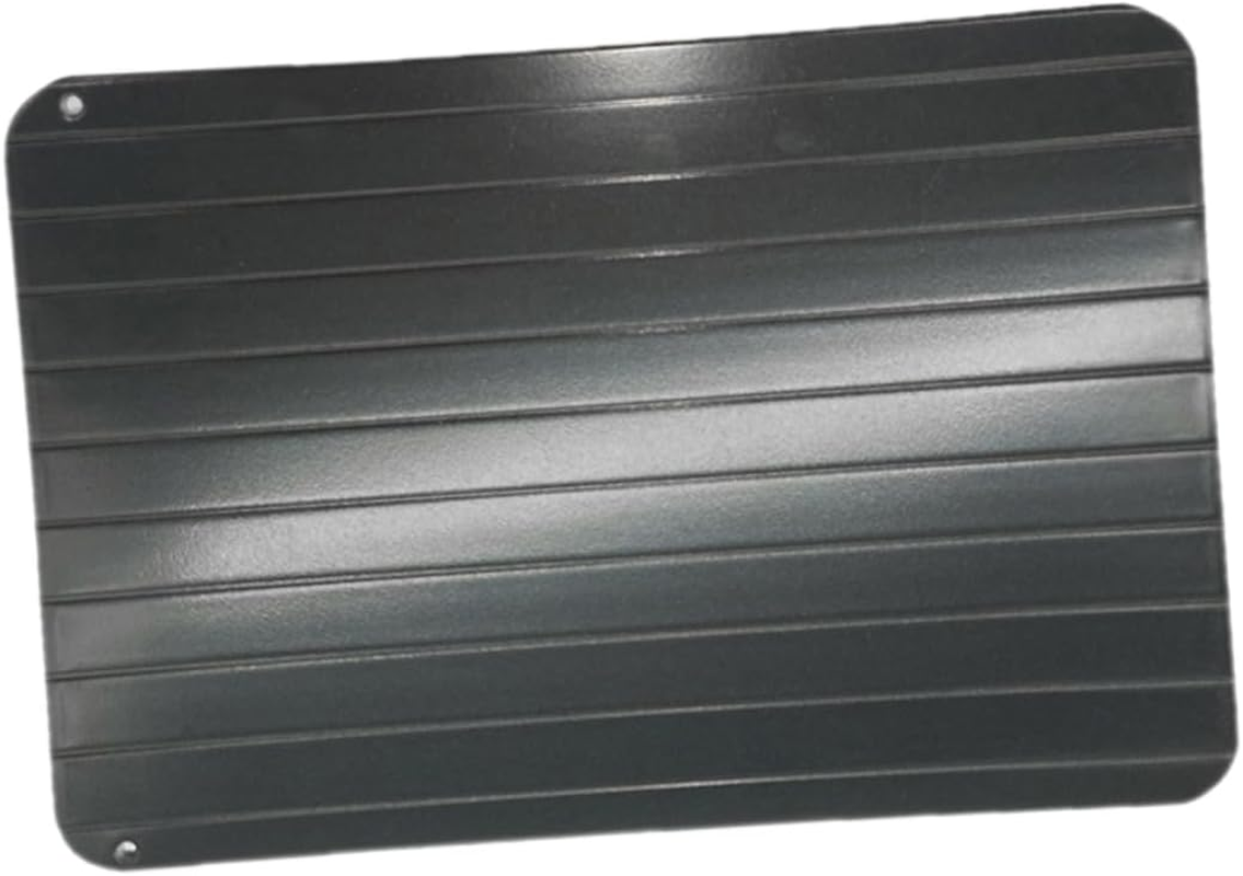 SHOWERORO Thawing Tray Aluminum 29.5X20.8X0.3Cm Fast Defrosting Plate Kitchen Tool No Electricity Required image number 4