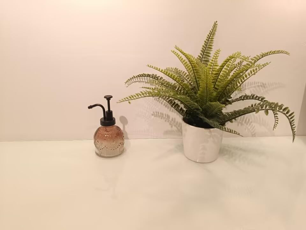 Vintage Soap Dispenser for Kitchen and Bathroom Countertop Cute Soap Dispenser with Smooth Action Pump (Brown) image number 3