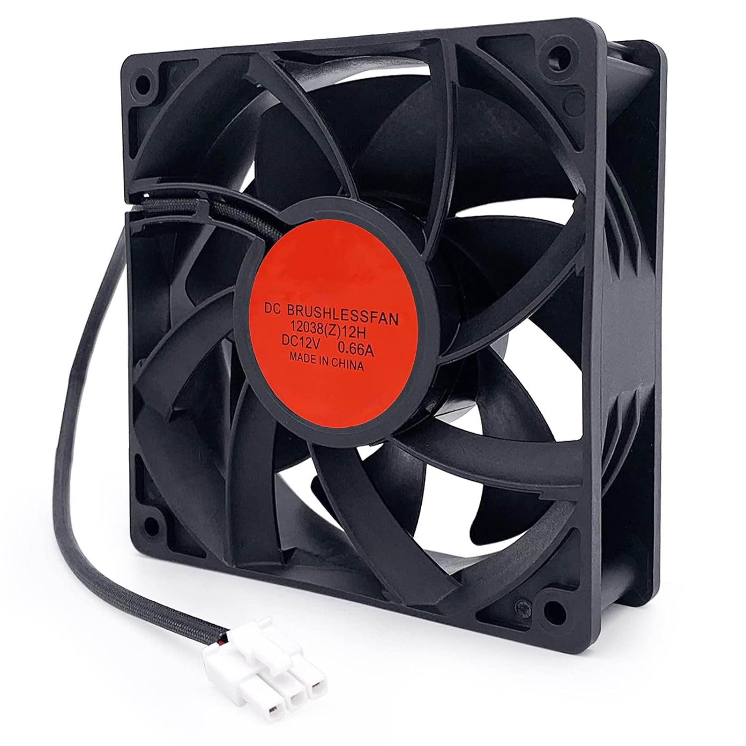 YAOAWE Upgraded Replacement for Char-Griller Gravity Fed 980 Charcoal Grill Precision Control Fan, 3800RPM Turbo Fan Helps Grill Reach Set Temperature Quickly (120Mm) image number 2