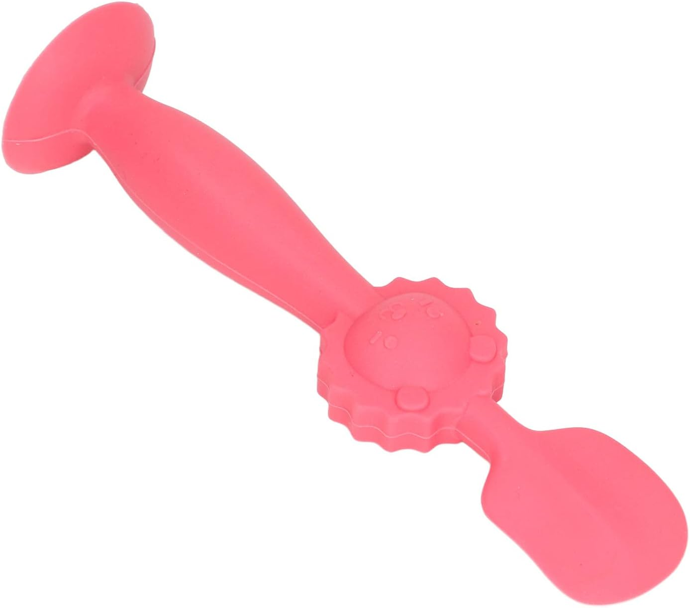 Baby Diaper Cream Brush, Silicone Stand Upright Skin Friendly Suction Cup Base Avoid Dirty Fingers Baby Diaper Cream Spatula for Home Use (Red) image number 6