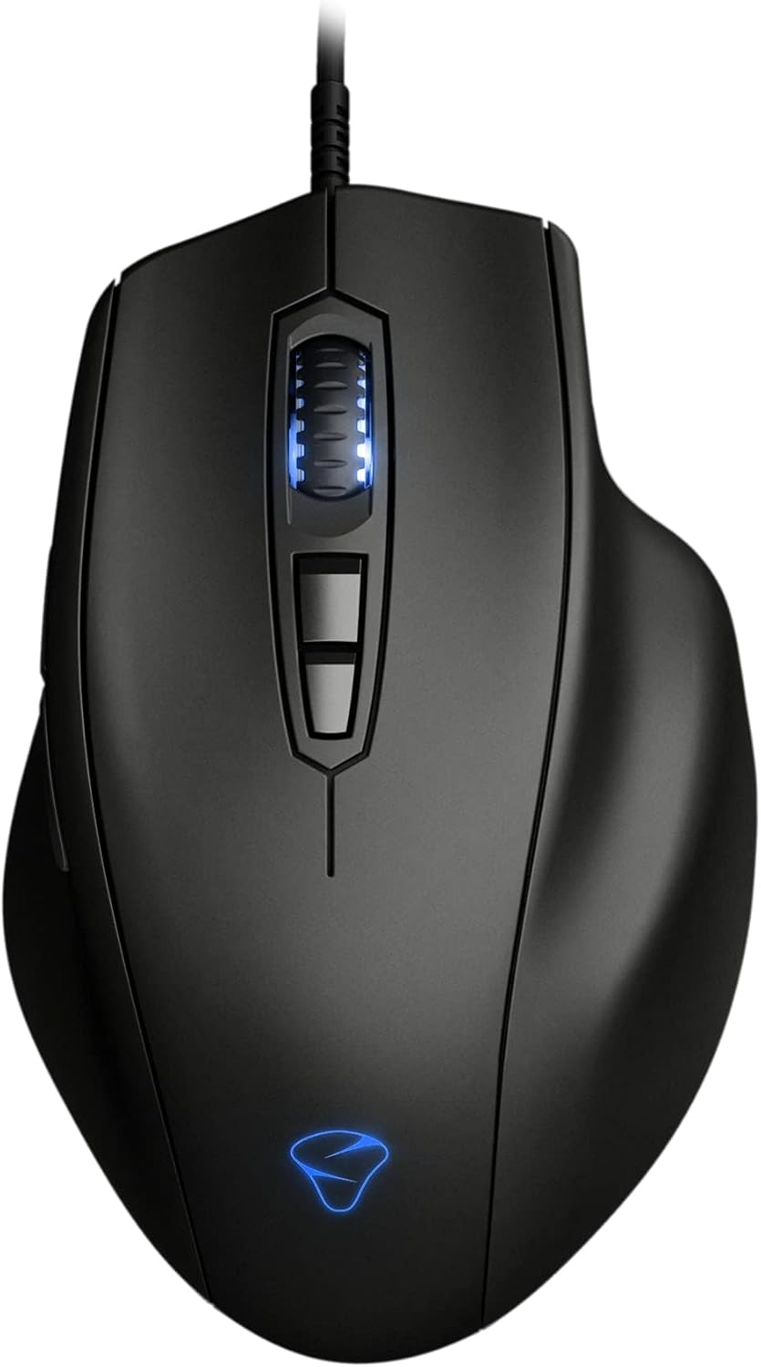 MIONIX Naos Pro 1900DPI Optical Sensor Gaming Mouse, 1.8M Cable, Black (NAOS-PRO), One Size image number 2