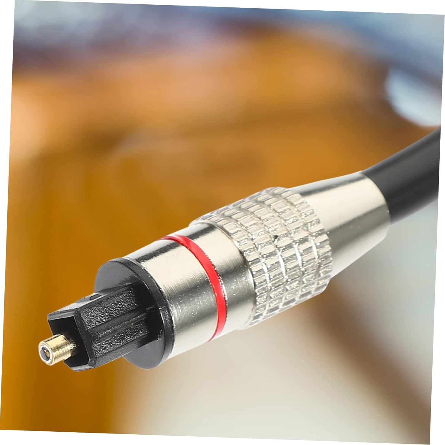 KICHOUSE 3M Optical Audio Cable Fiber Male to Male Cord Digital Optical Audio Cable for Home Theater image number 2