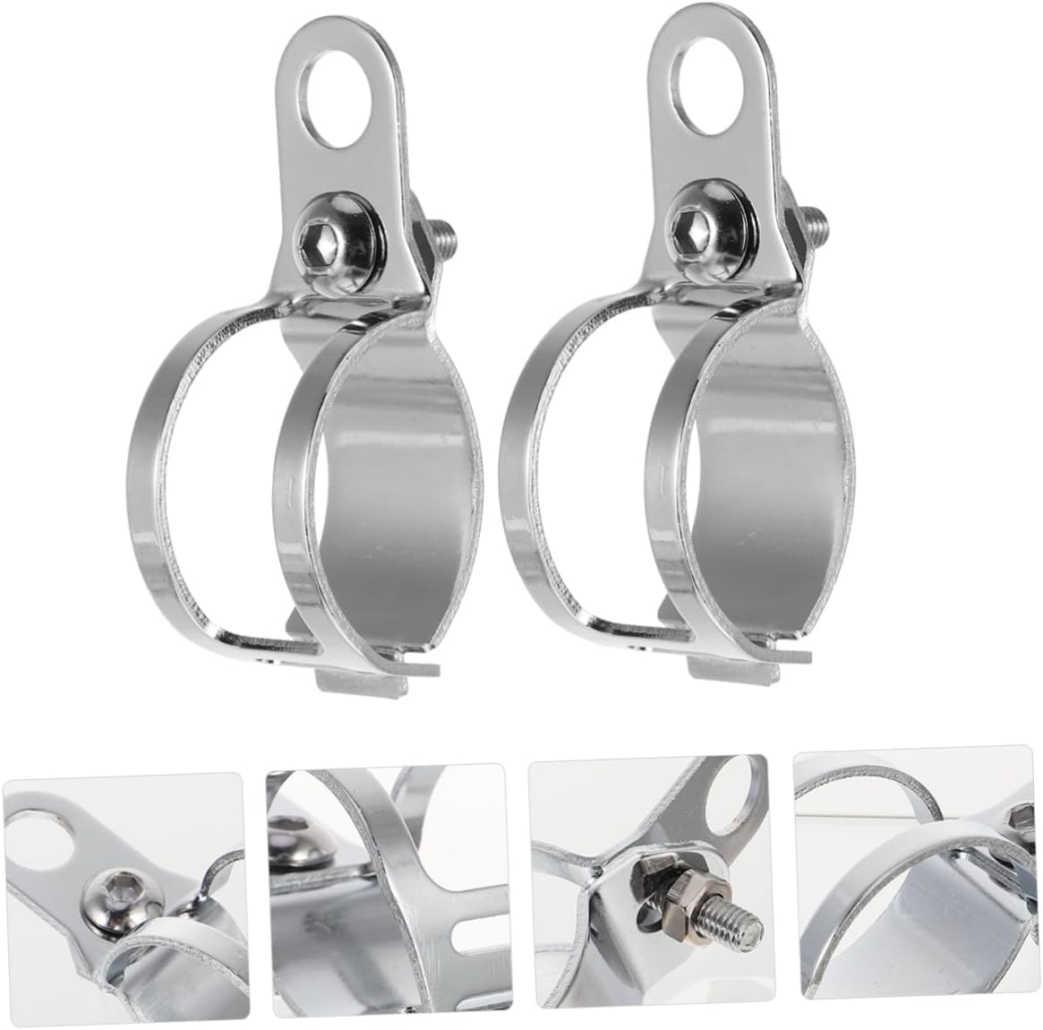 PRETYZOOM 2Pcs Turn Signal Base Motorcycle Mount Bracket for Motorbike Accessories Parts Signal Fork Bracket for Headlight Indicator for Rear Turn Mounting image number 6