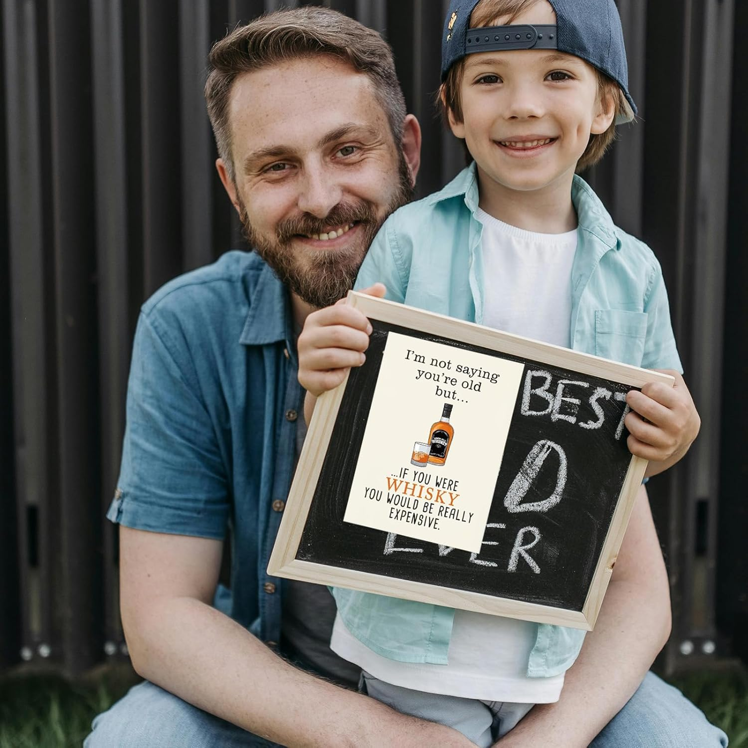 Funny Birthday Card for Men Husband Boyfriend Dad Him, Blank inside for Personal Message, Recycled Paper Card with Envelope (Modern Humor Adult Gifts)