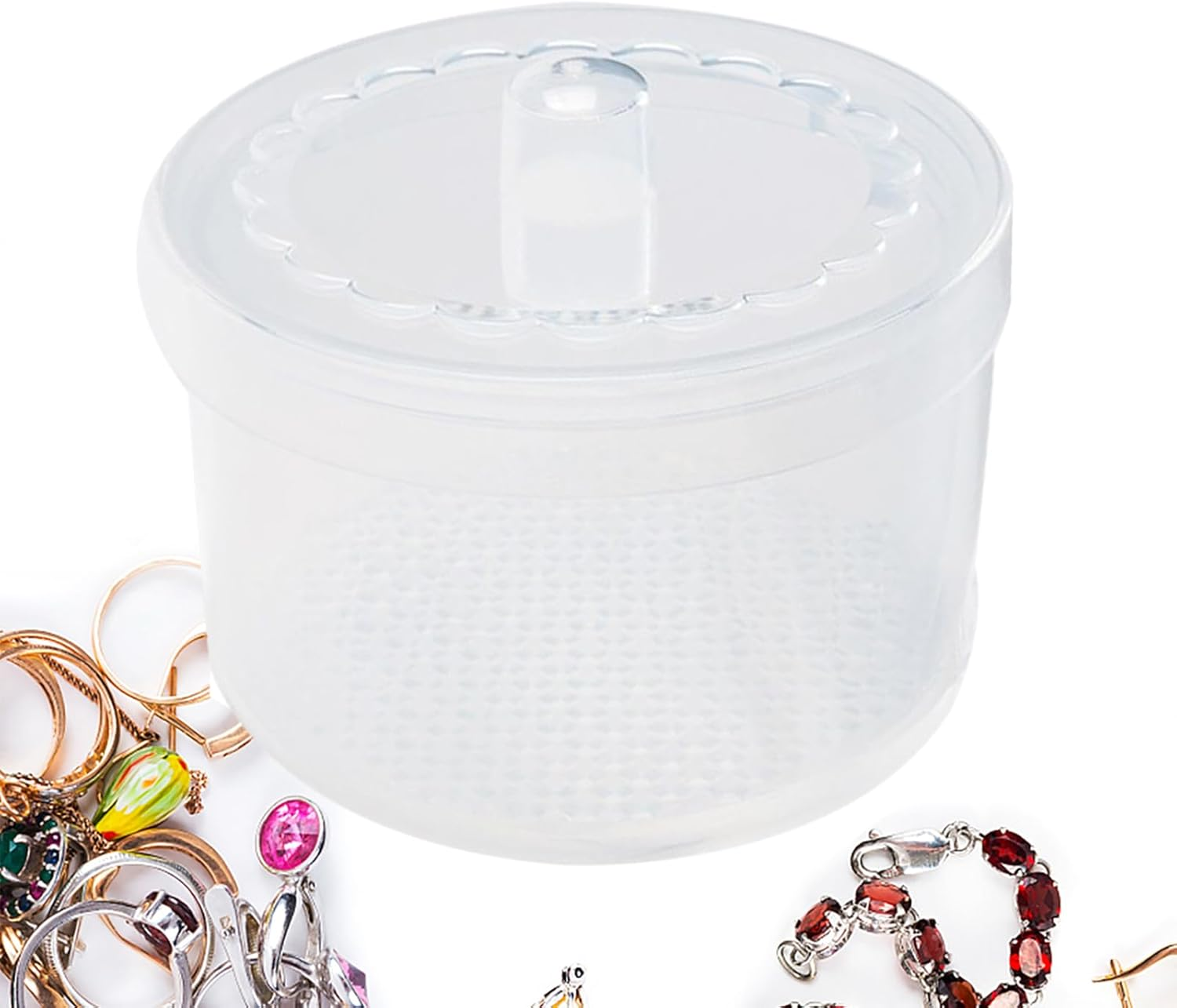 Apujent Nail Tool Sterilizing Box - Tool Sterilizer Tray | Double Filter Portable Cleaning Tray for Travel Manicure Station Accessories Drill Bits Tweezer Health