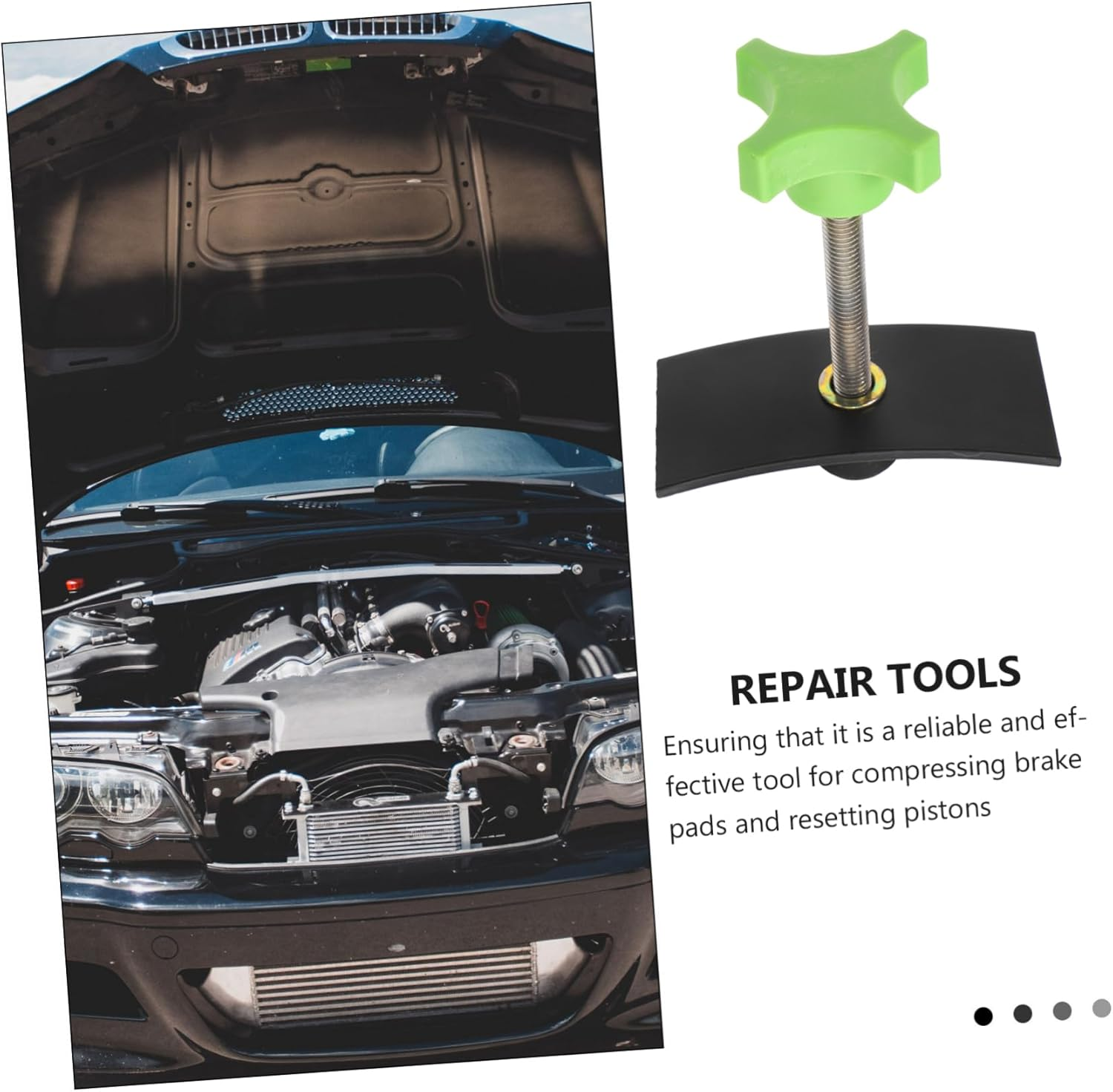 HAPINARY Brake Pad Tool Brake Compression Tool Swivel Piston Spreader Sturdy Reusable for Professional Automotive Workshop Use image number 2